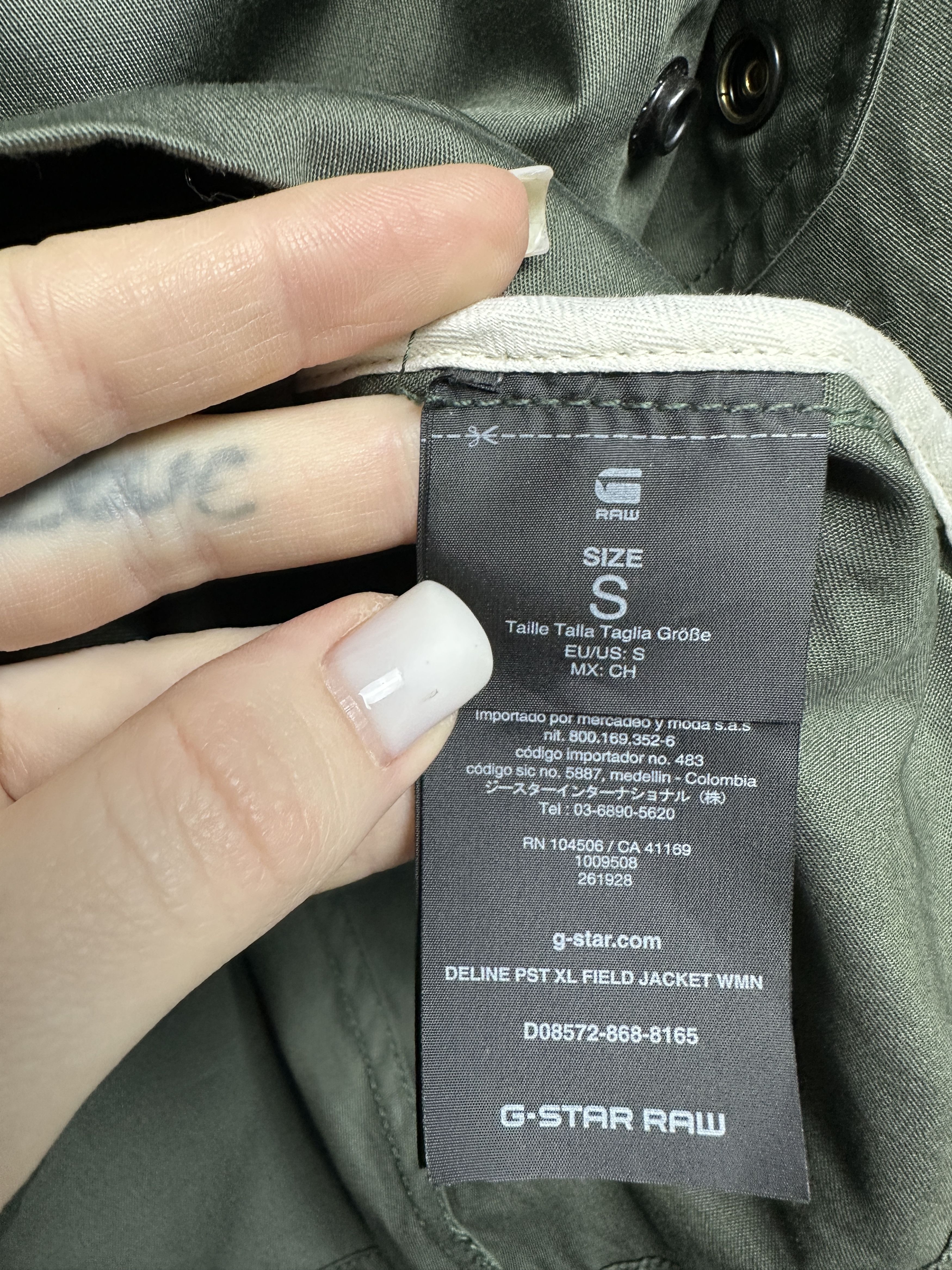 G-Star G Star Raw Womens Deline PST Field Jacket Size S / US 4 / IT 40 - 5 Thumbnail