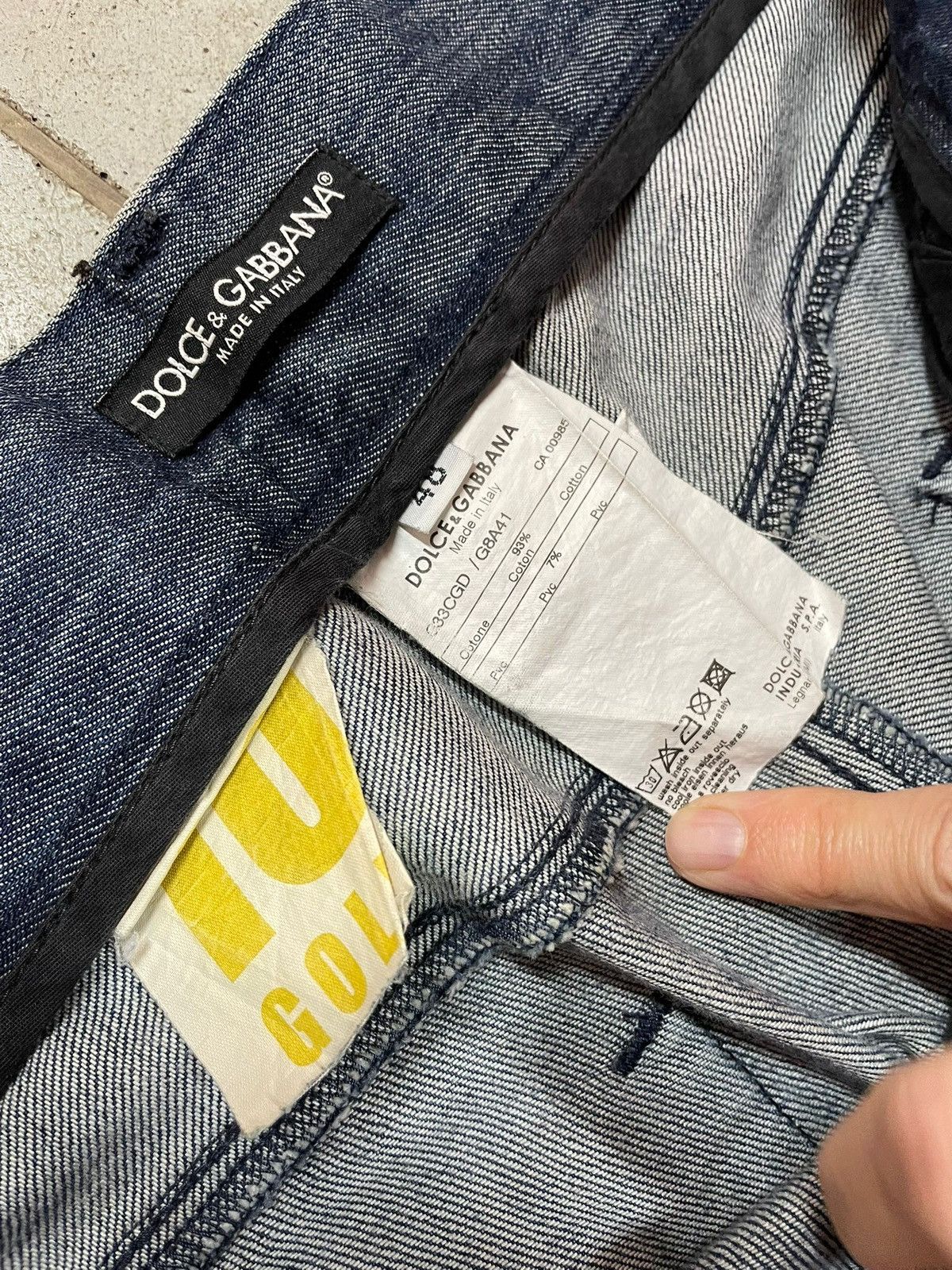 Dolce & Gabbana 🔥 Rare Design Vintage Dolce Gabbana Jeans 🔥 Size US 32 / EU 48 - 9 Thumbnail