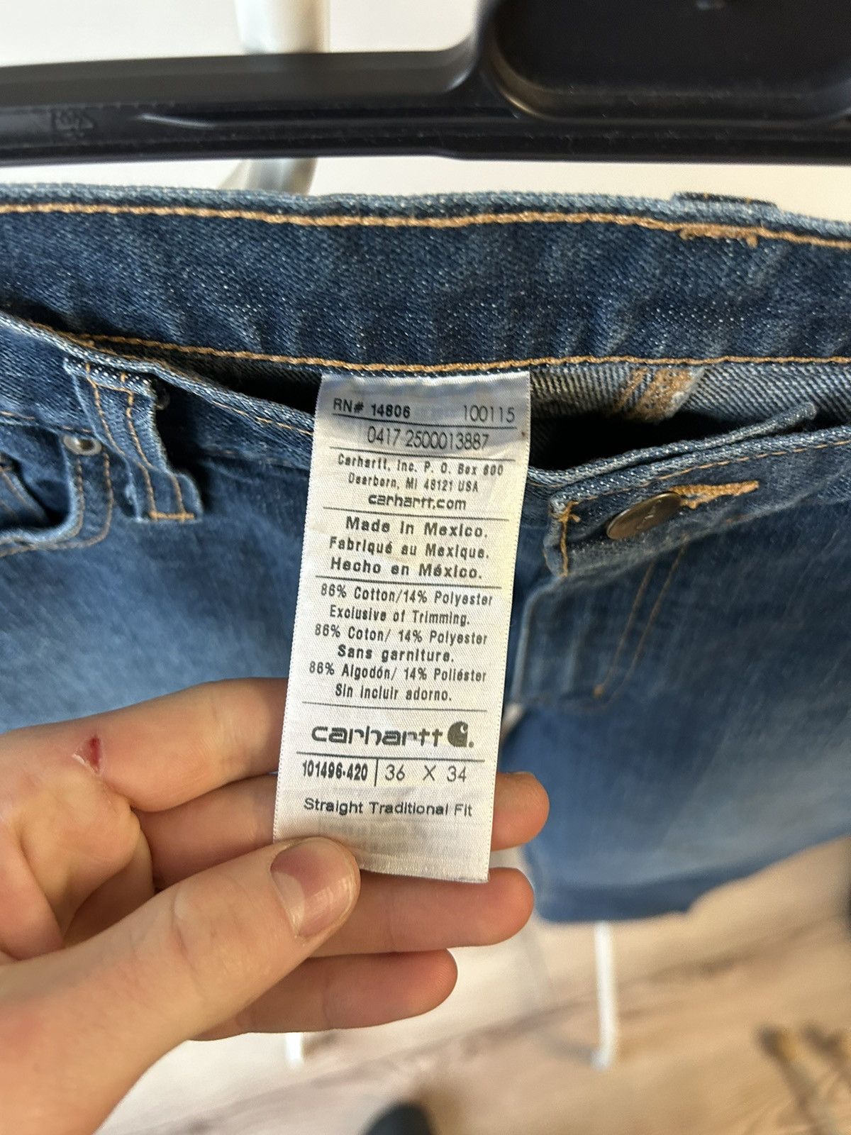 Carhartt × Vintage CARHARTT VINTAGE OLD MONEY BOXY LOGO TEXAS PANT Size US 36 / EU 52 - 8 Thumbnail
