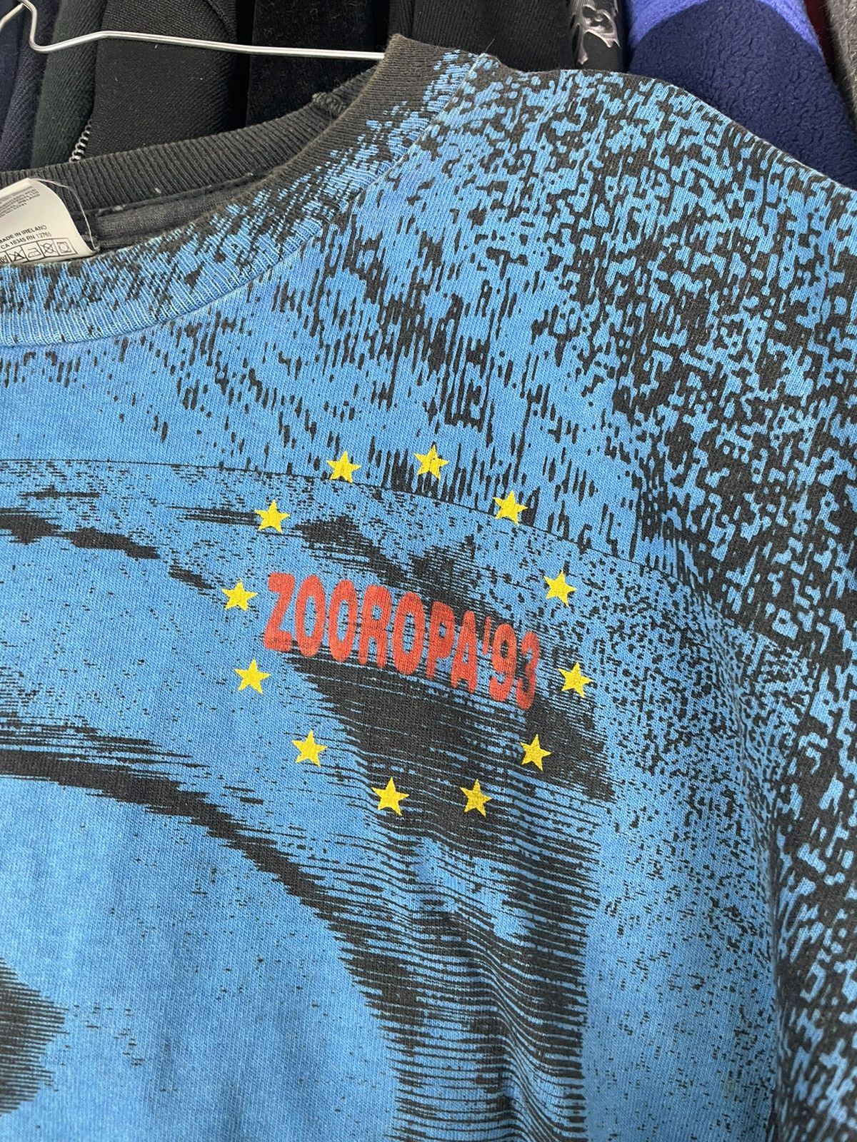 Band Tees × Vintage Vintage rock band U2 Zoo TV Tour Zooropa rare 90s fullprint Size US XL / EU 56 / 4 - 3 Thumbnail