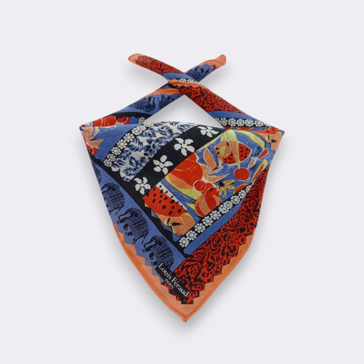 Louis Feraud Vintage Louis Feraud Handkerchief Neckerchief Bandana H584H Size ONE SIZE - 2 Thumbnail