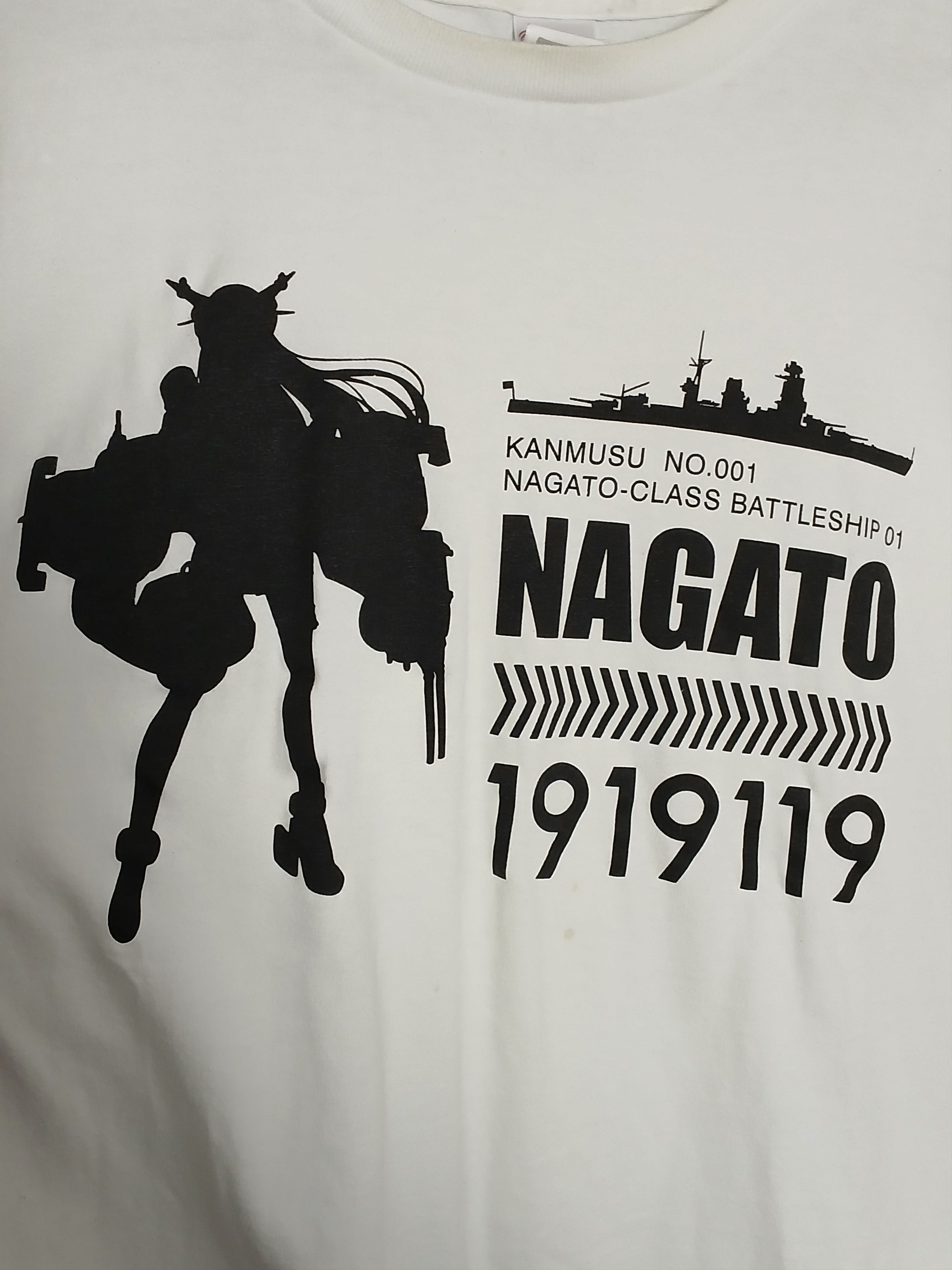 Anime × Japanese Brand × The Game Kantai Collection KanColle Big Seven Battleship Nagato Shirt Size US L / EU 52-54 / 3 - 4 Thumbnail