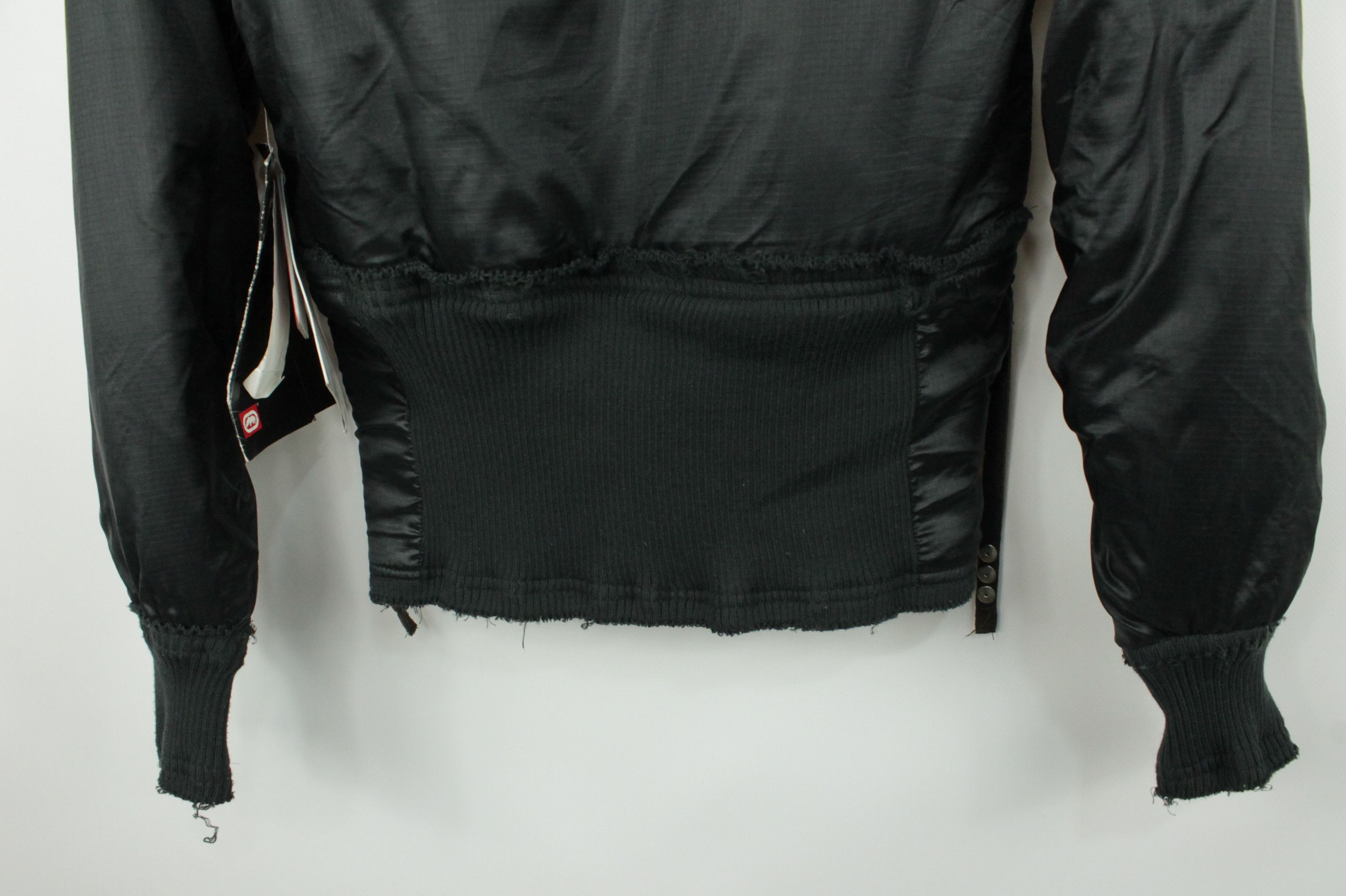 Ecko Unltd. Vintage Ecko Red Sleeves Zip Off Black Jacket Women's Size XS / US 0-2 / IT 36-38 - 9 Thumbnail