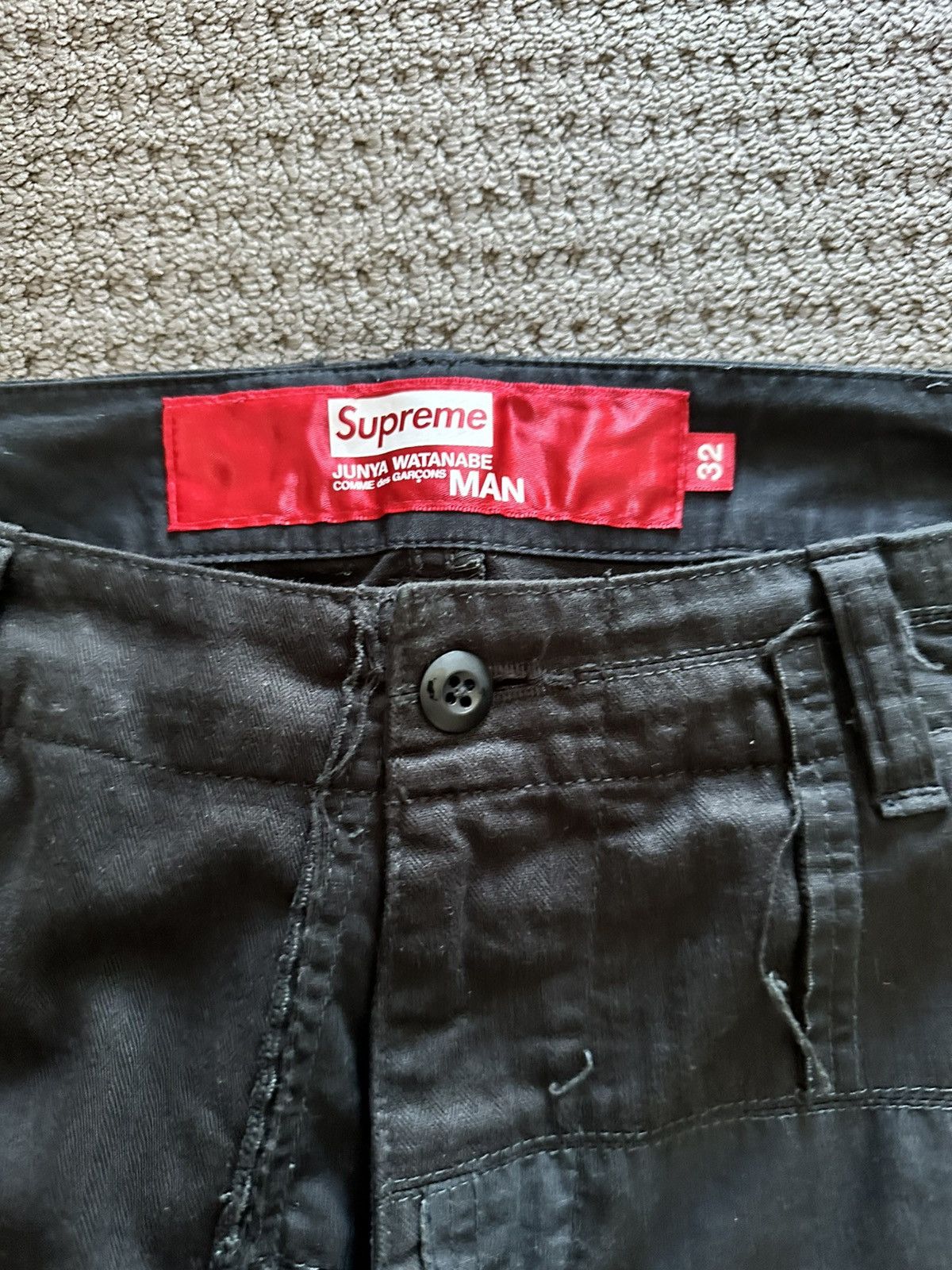 Junya Watanabe × Supreme Supreme x Junya Watanabe Patchwork Cargos Size US 32 / EU 48 - 2 Thumbnail