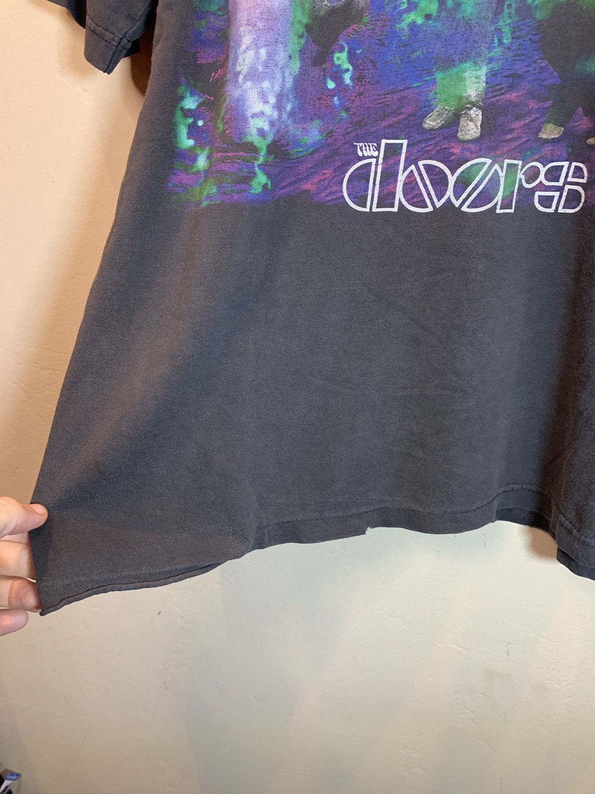 Band Tees × Vintage RARE* Vintage 90s The Doors Jim Morrison Art Cronies T-Shirt Size US L / EU 52-54 / 3 - 3 Thumbnail