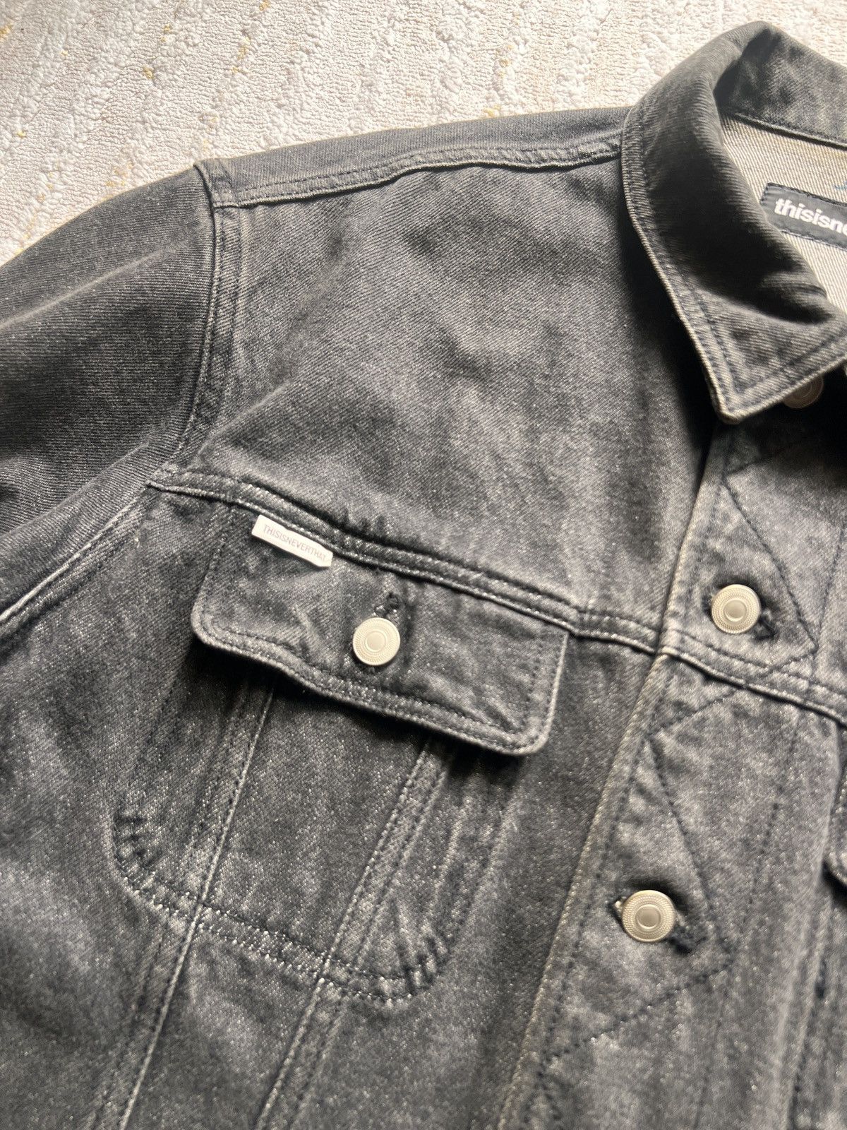 thisisneverthat Thisisneverthat Visual Archive Denim Jacket Size US M / EU 48-50 / 2 - 7 Thumbnail
