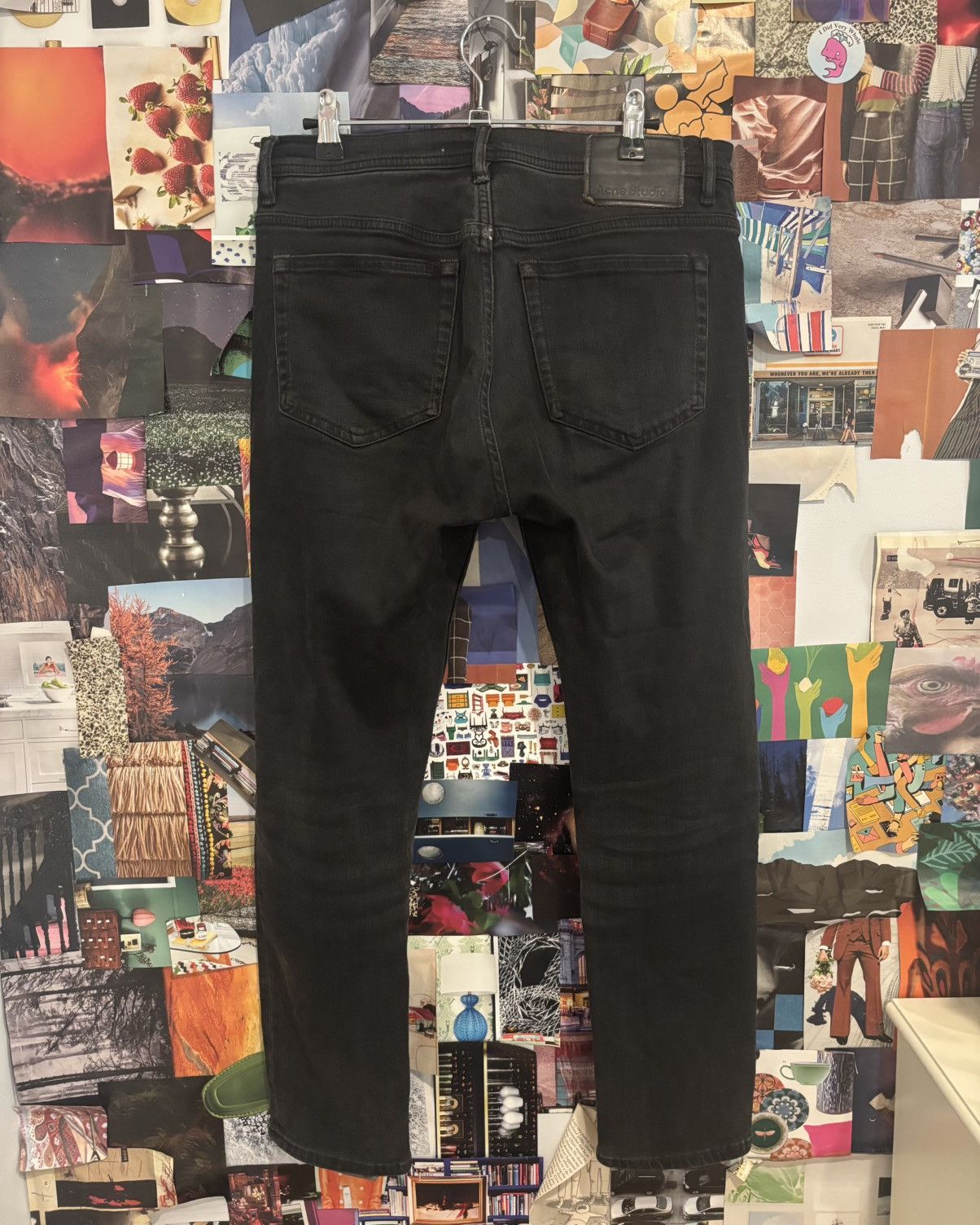 Acne Studios Acne Studios Black Denim Jeans 29 x 30 Made In Italy Size US 29 - 2 Thumbnail