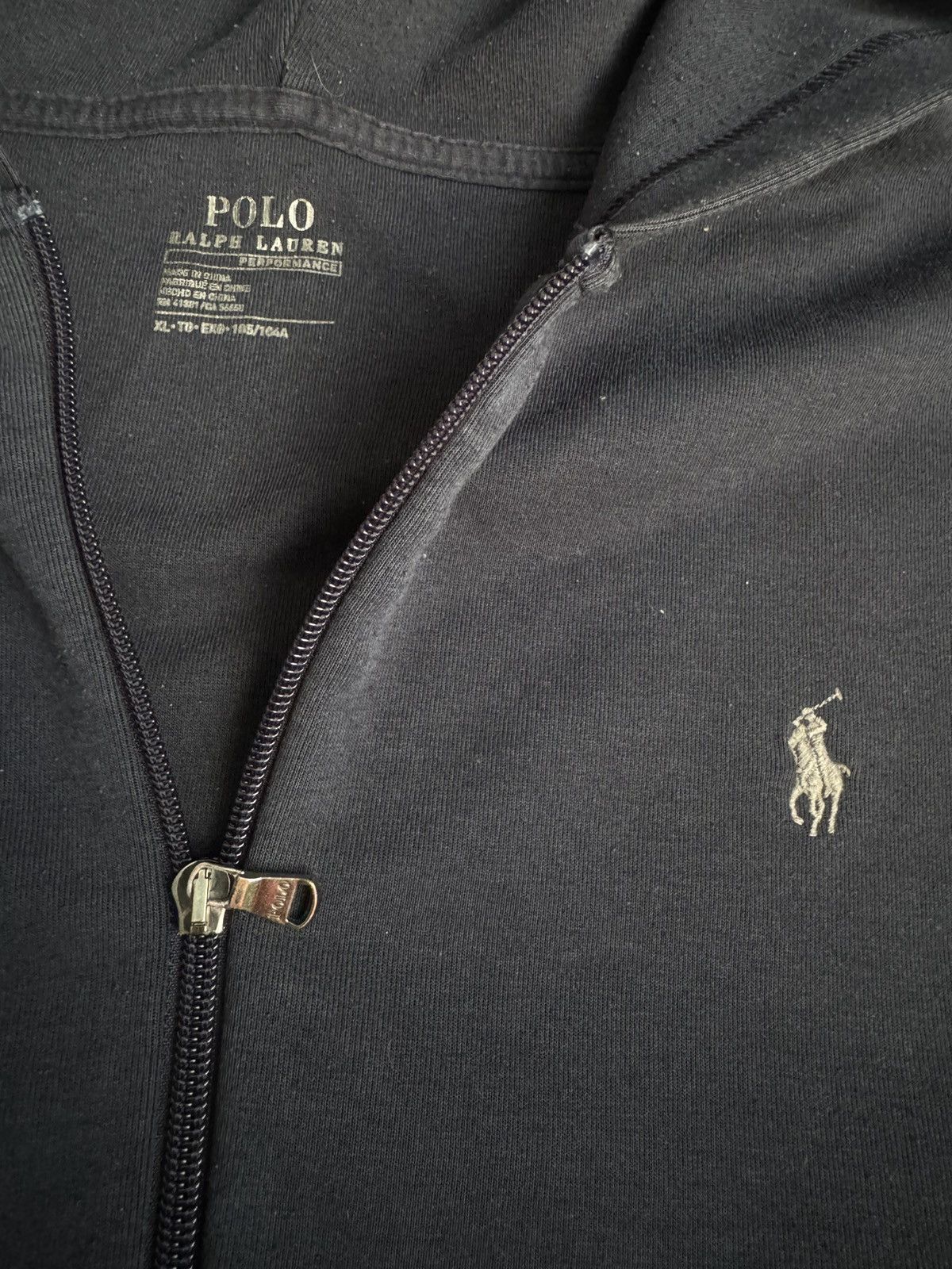 Polo Ralph Lauren Polo Ralph Lauren Navy Zip Hoodie Size US XL / EU 56 / 4 - 5 Thumbnail
