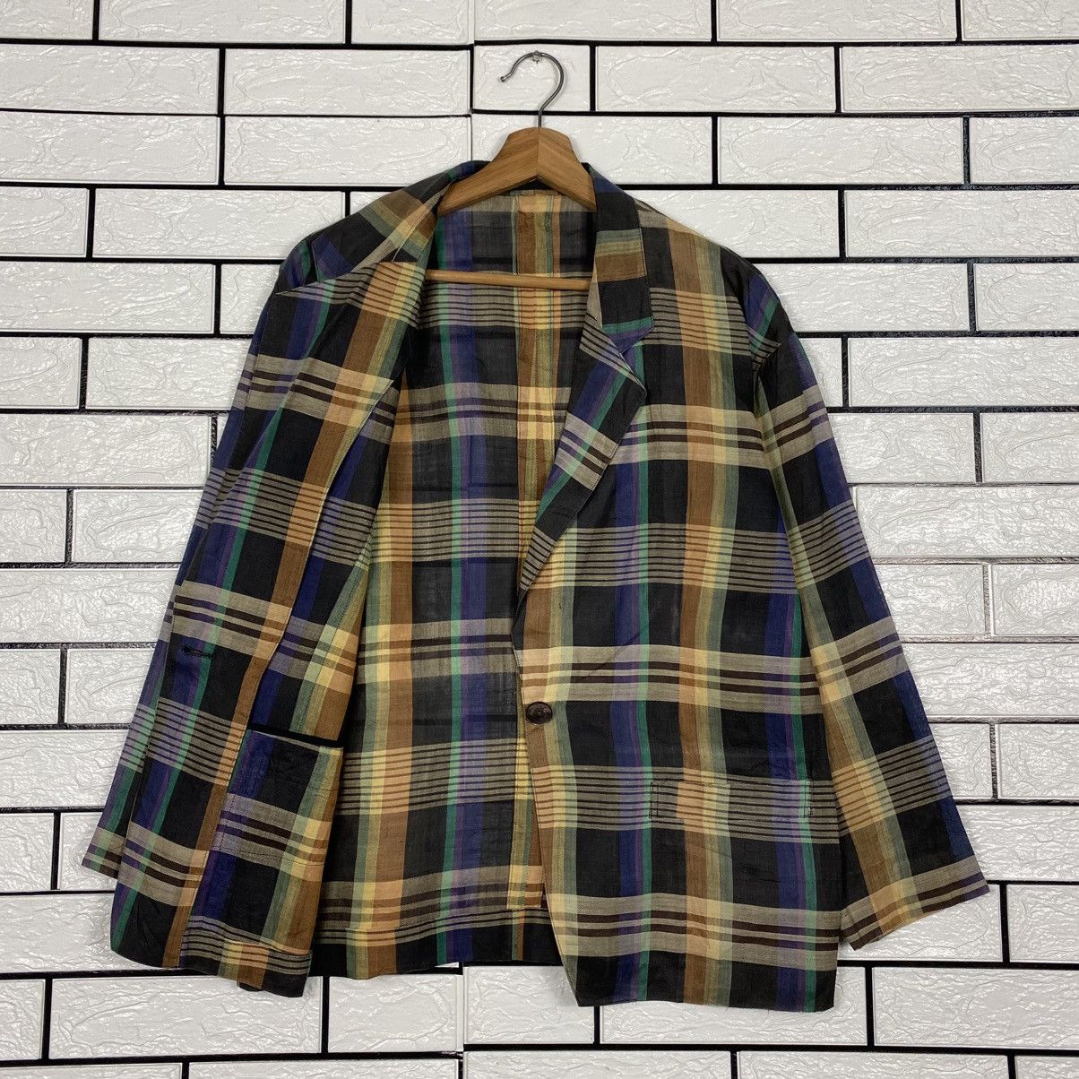 Burberry 📌Vintage Chore Jacket Burberrys Tartan Design Check Size US M / EU 48-50 / 2 - 12 Thumbnail