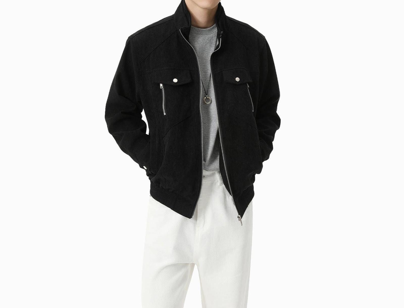 Japanese Brand Utility Jacket with Zip Pockets, Casual Fit Size US M / EU 48-50 / 2 - 4 Thumbnail