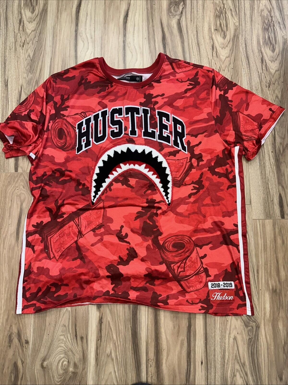 Hudson Hudson Outerwear Youth Red Hustler Camouflage Short XXL Size US XXS / EU 40 - 1 Thumbnail