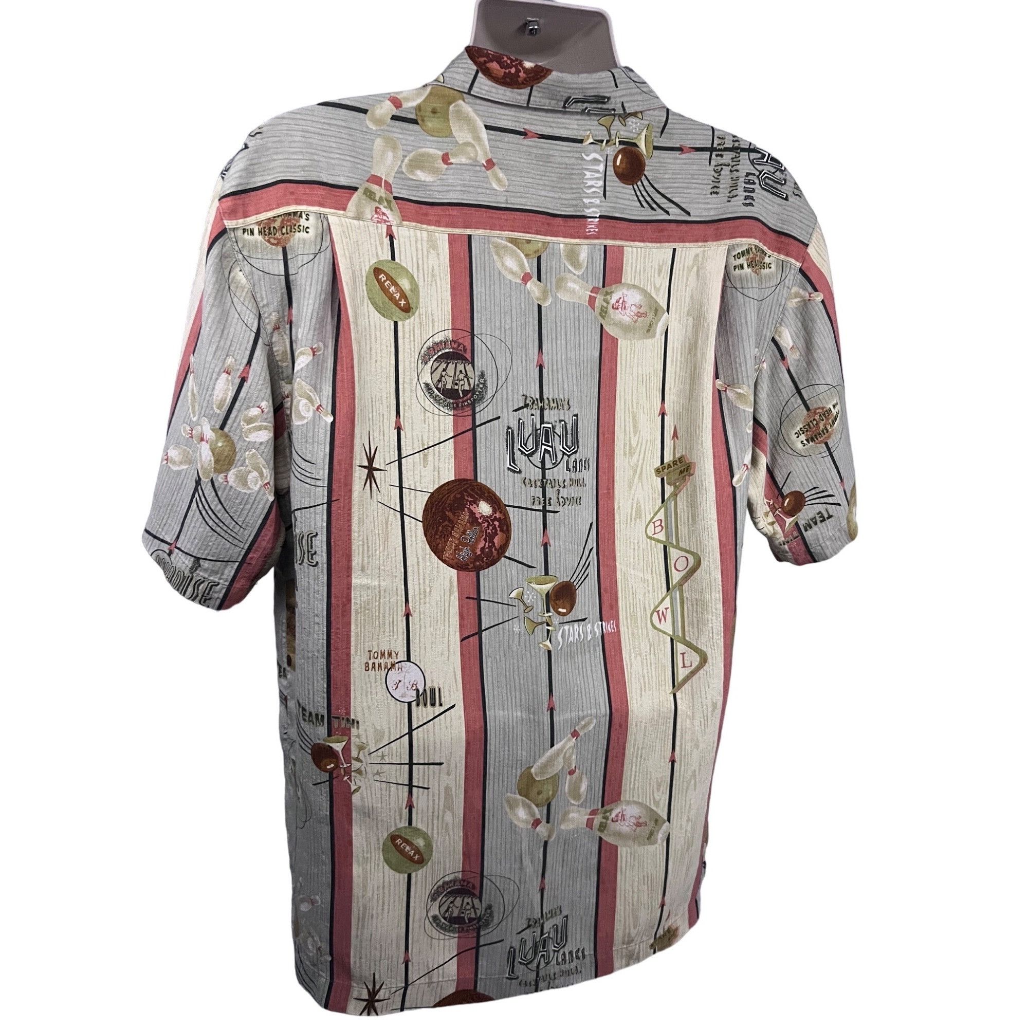 Tommy Bahama Tommy Bahama Retro Kitsche Silk Button Up Vintage Bowling Sh Size US M / EU 48-50 / 2 - 3 Thumbnail