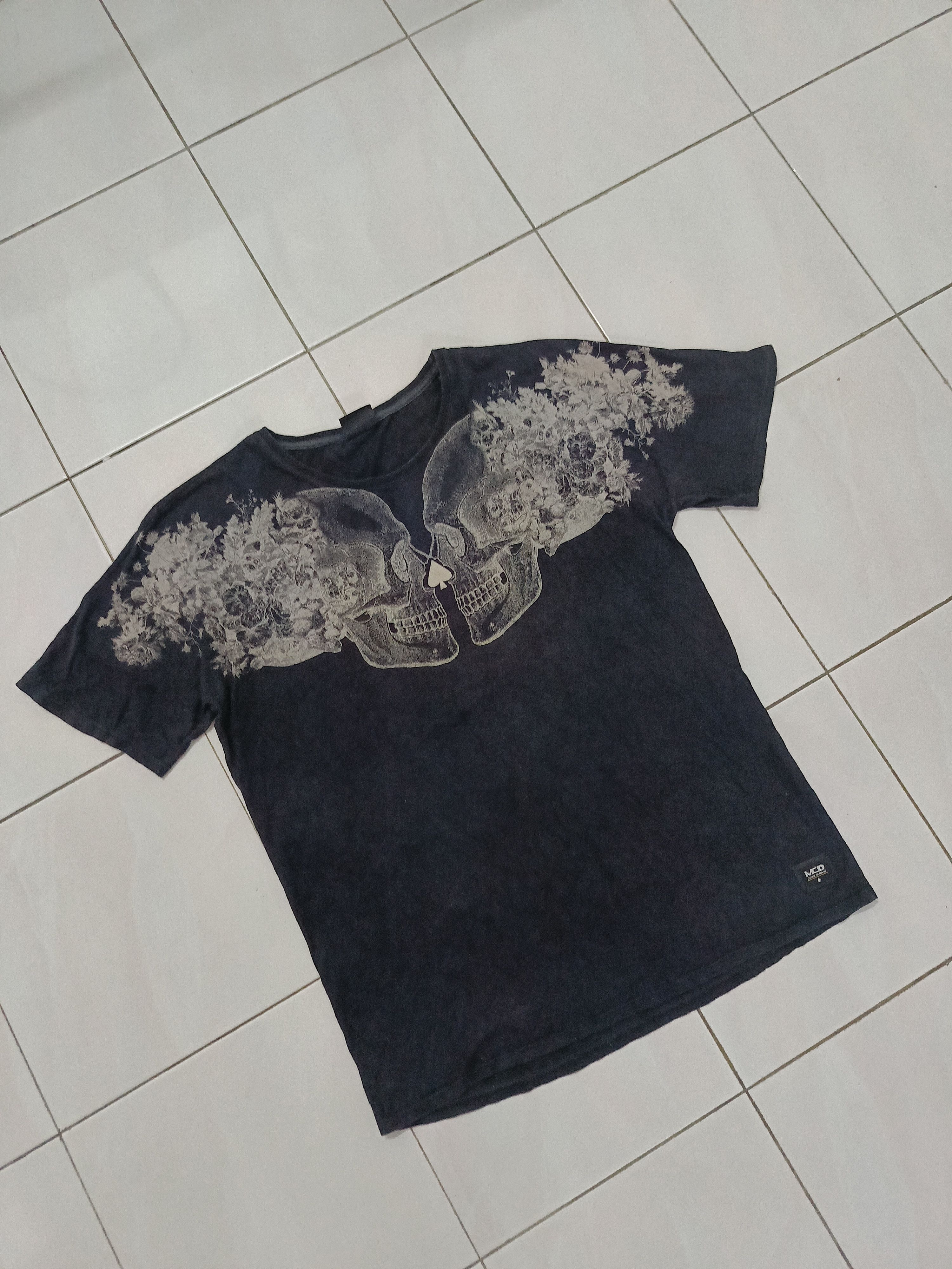 Japanese Brand Metal Core Division Skull tee Size US M / EU 48-50 / 2 - 1 Thumbnail
