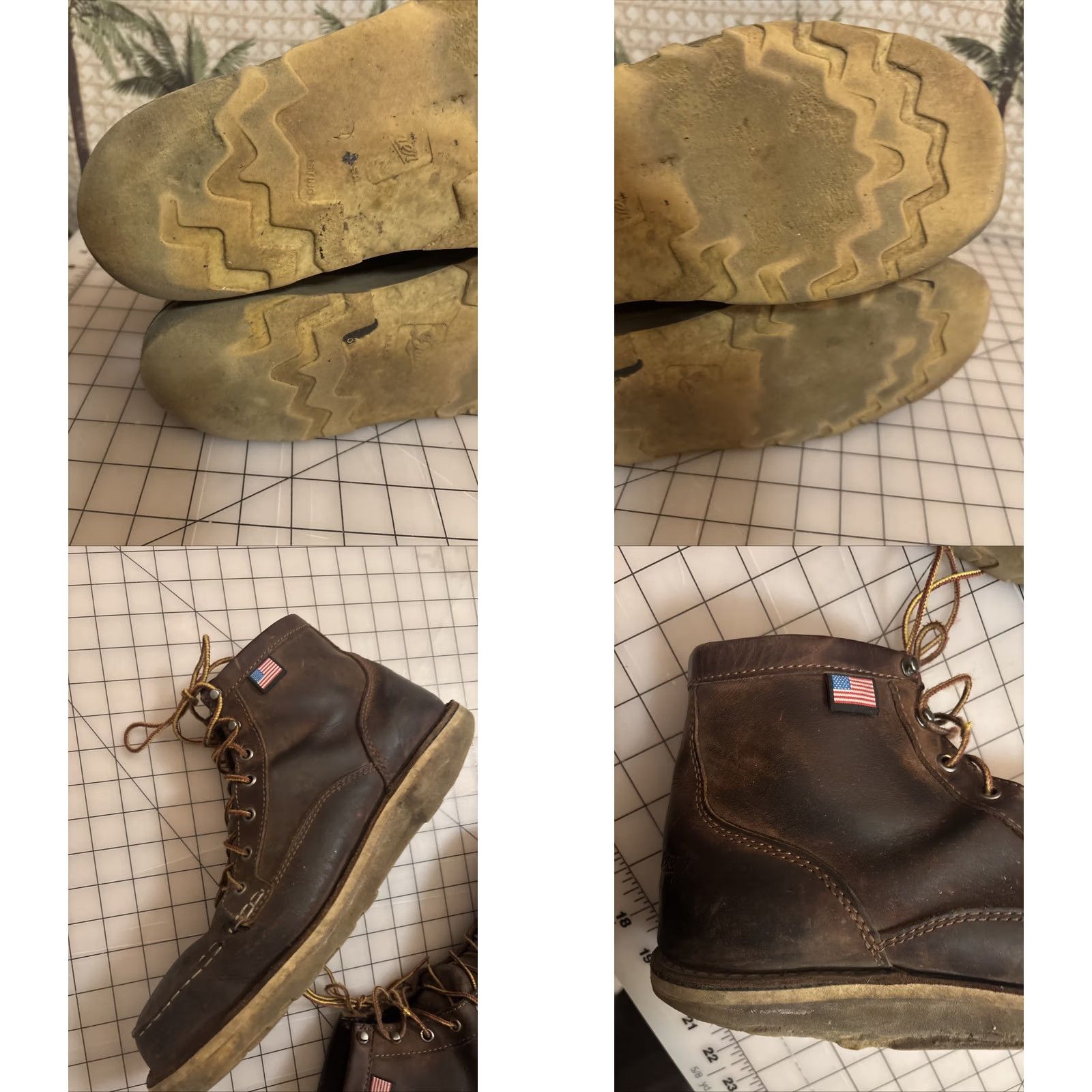 Danner Danner Bull Run Moc Toe USA Leather Work Boots Mens 13 D Brown 15564 READ Size US 13 / EU 46 - 10 Thumbnail