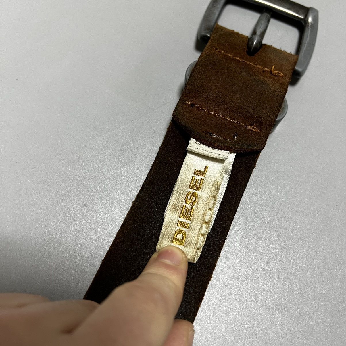 Diesel Vintage Diesel Leather Belt Made in Italy Size ONE SIZE - 7 Thumbnail