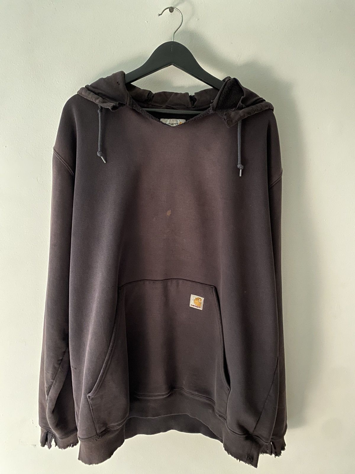 Vintage Vintage Perfectly Faded Carhart Hoodie Size US XL / EU 56 / 4 - 1 Thumbnail