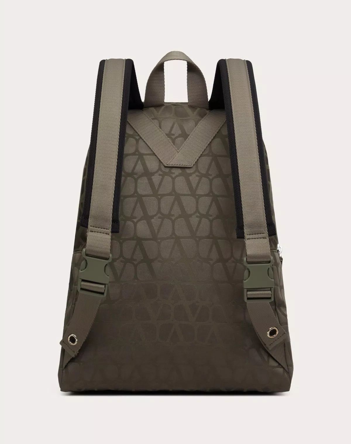 Valentino oc11z0725 Size: OS/ Toile Iconographe Backpack in Army Green Size ONE SIZE - 3 Thumbnail