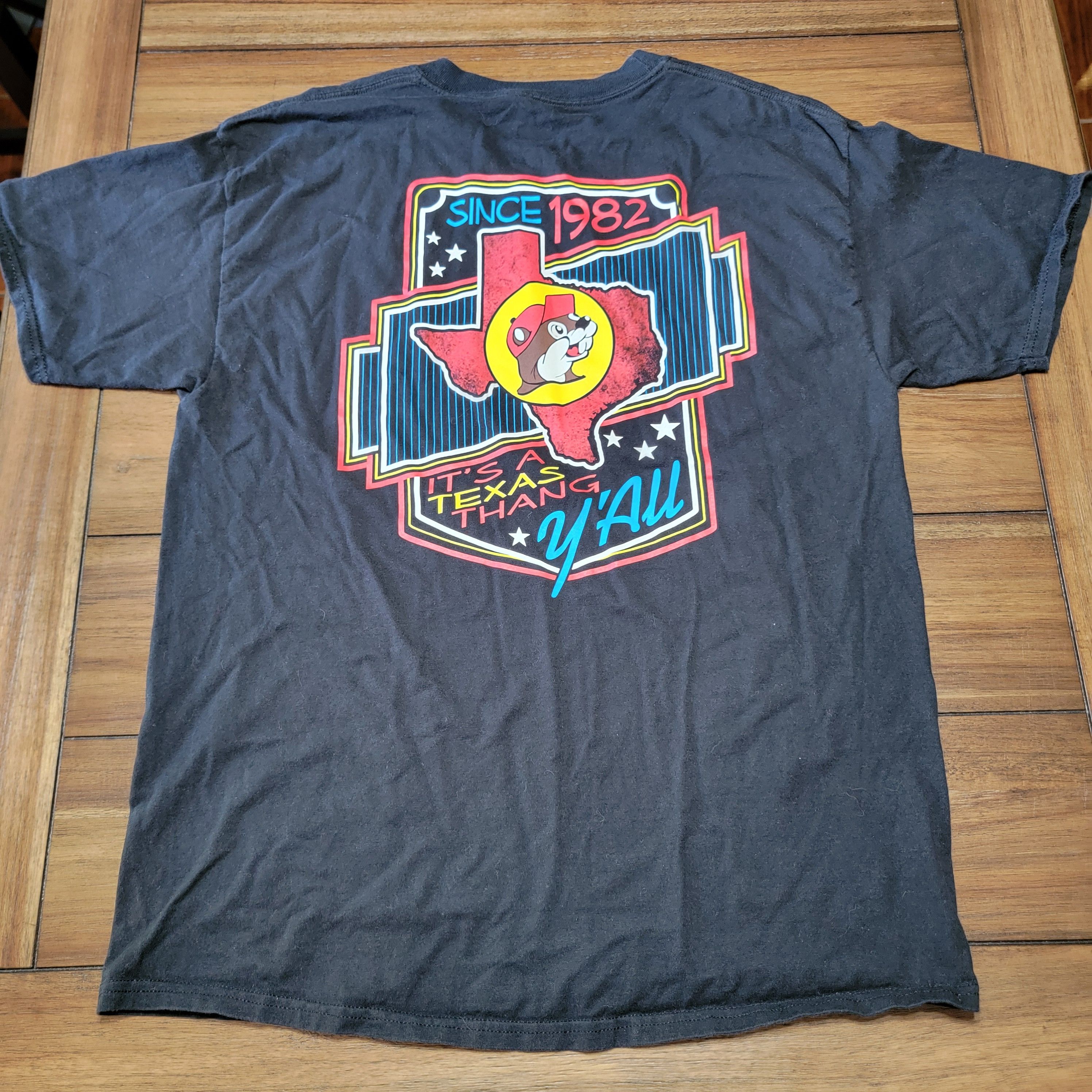 Hanes Buc-ee's SS Unisex Tee "It's A Texas Thang Y'all" - Large Size L / US 10 / IT 46 - 1 Thumbnail