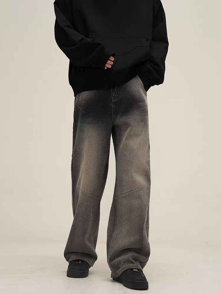 Japanese Brand × Jean Vintage smoky grey baggy street jeans Size US 34 / EU 50 - 3 Thumbnail