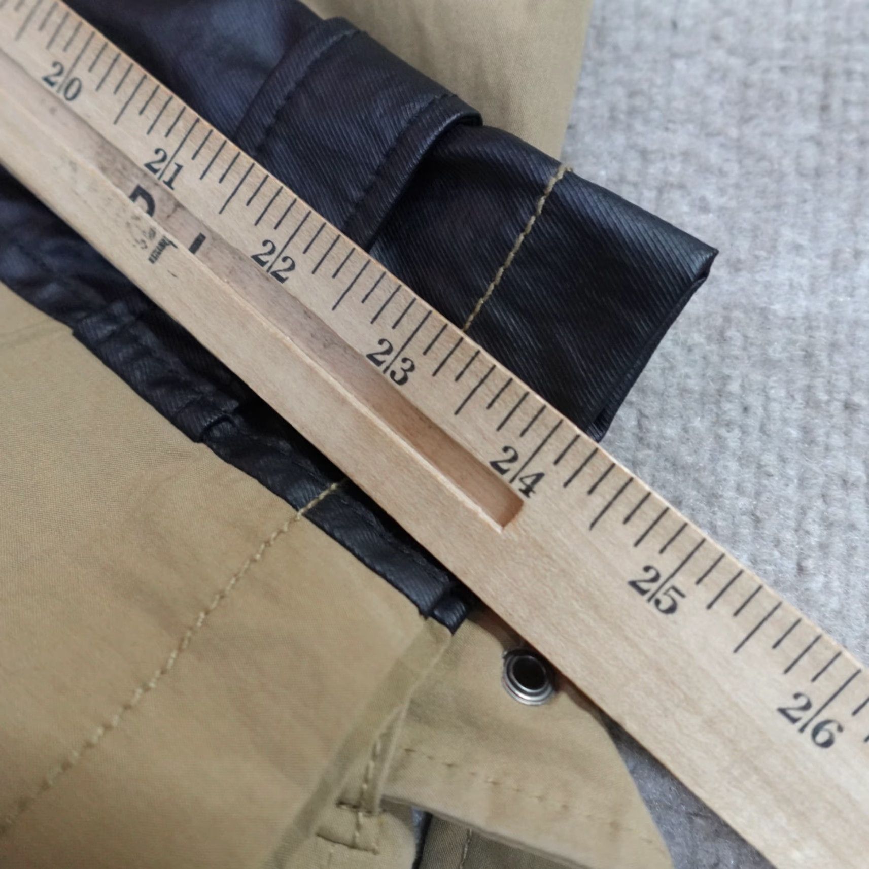 7 For All Mankind 7 For All Mankind Womens Jacket XL Beige Trench Coat Belted Full Zip 7FAM Size XL / US 12-14 / IT 48-50 - 8 Thumbnail