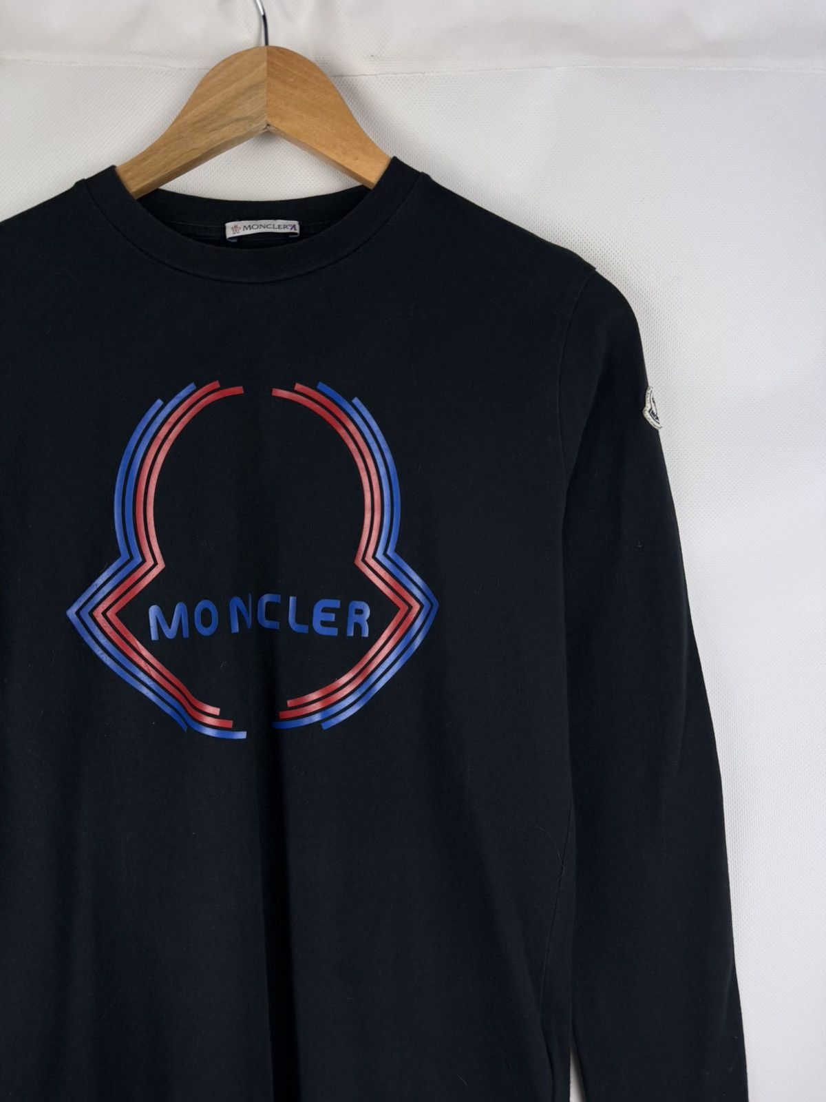 Moncler Moncler Kids Teens Big Logo Long Sleeve T Shirt Size 14A Size US XXS / EU 40 - 5 Thumbnail
