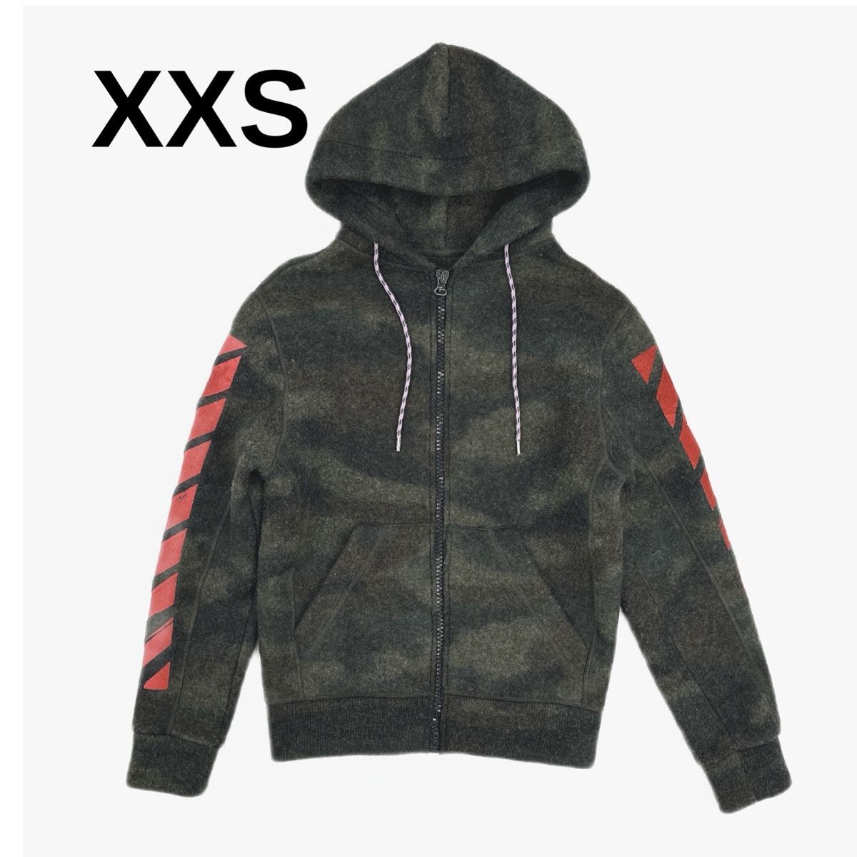 Off-White Off-White Diag Galaxy Brushed Zip Hoodie | Grailed
