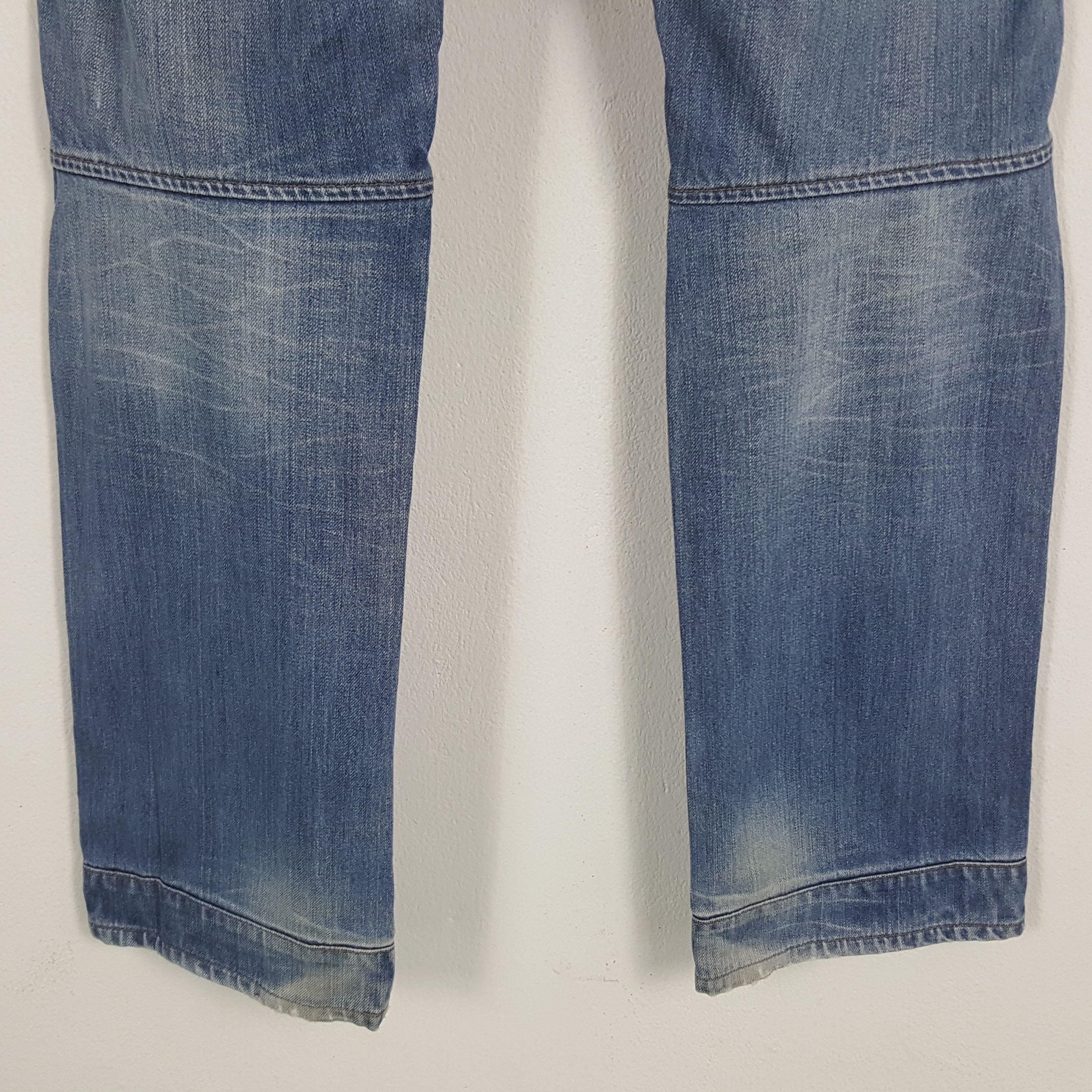 G-Star × Vintage Vintage G-Star Raw Japanese Brand Bikers Style Denim Jeans Size US 34 / EU 50 - 6 Thumbnail