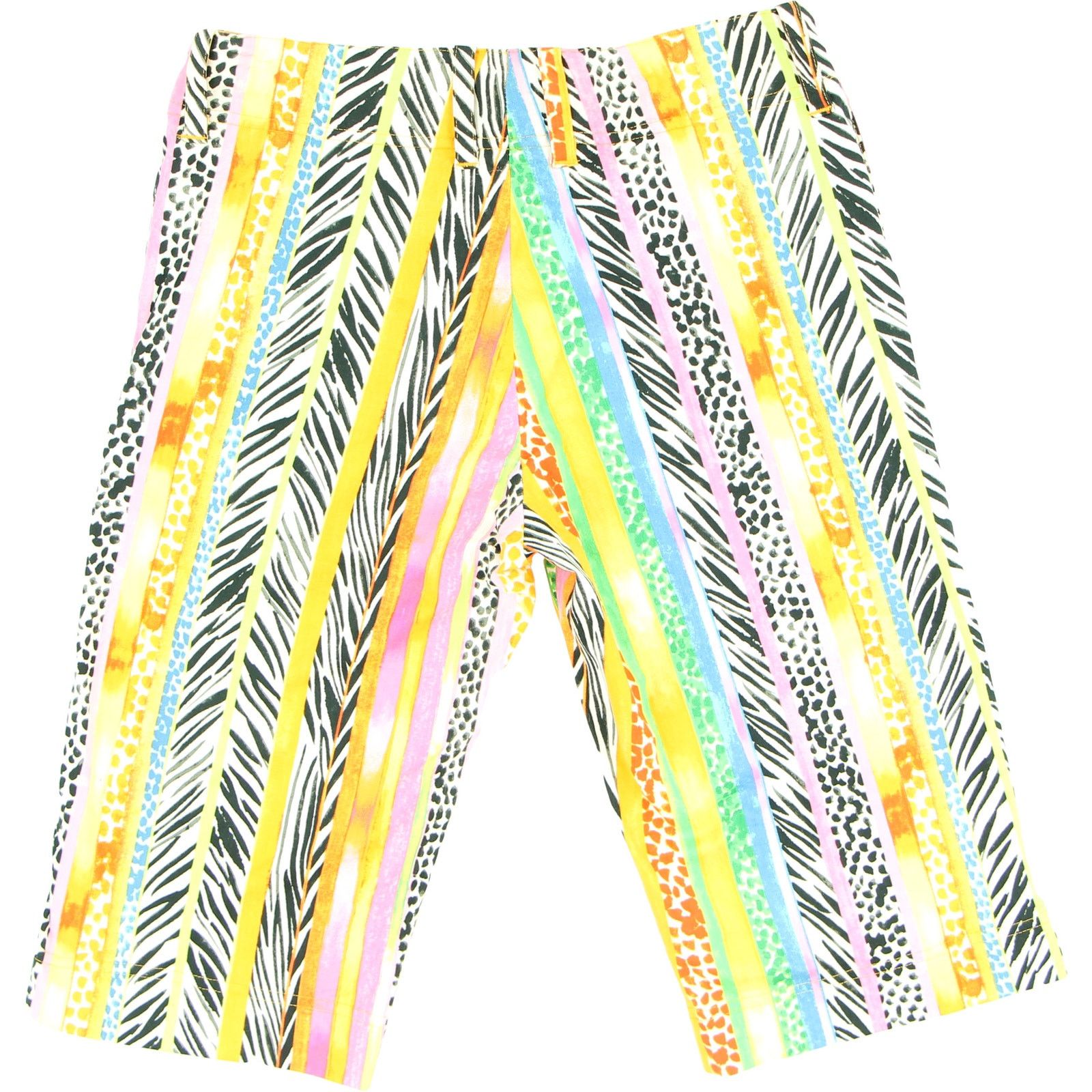 Jams World Vintage Jams World Leopard Zebra Print Neon Hawaiian Shorts Size US 30 / EU 46 - 2 Thumbnail