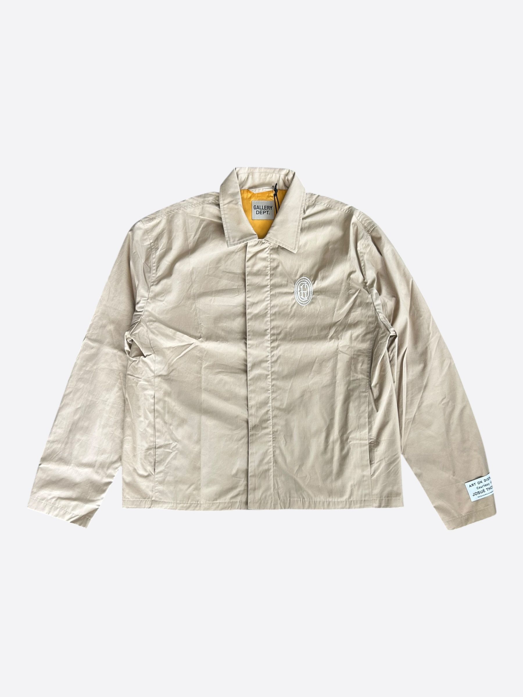 Gallery Dept. Gallery Dept Beige Off Site Embroidered Logo Jacket Size US XS / EU 42 / 0 - 1 Thumbnail