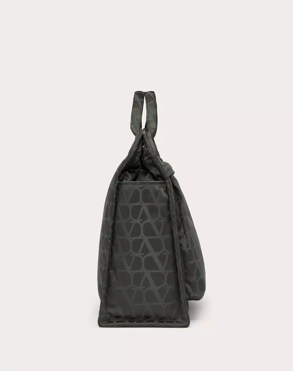 Valentino oc11z0725 Size: OS/ Porter Vertical Tote Bag in Khaki/Green Size ONE SIZE - 4 Thumbnail