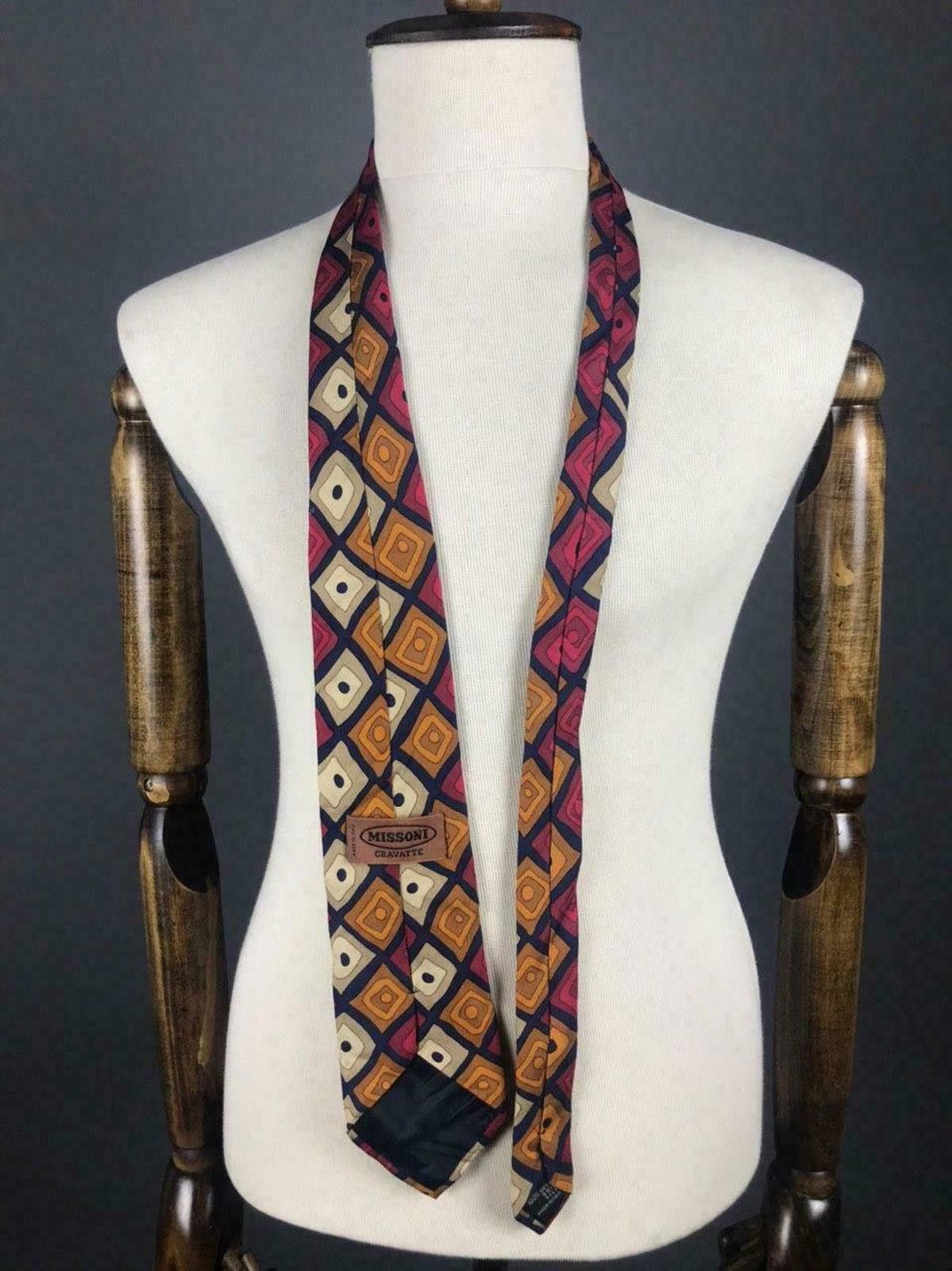 Missoni Rare Missoni Cravatte Multicolour PatternTie Made in Italy Size ONE SIZE - 4 Thumbnail