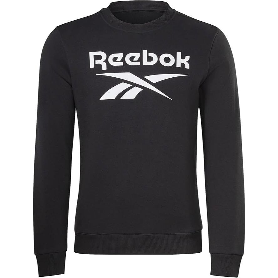 Reebok Reebok Men's Identity Big Logo Crew in Black, Sz. M Size US M / EU 48-50 / 2 - 1 Thumbnail