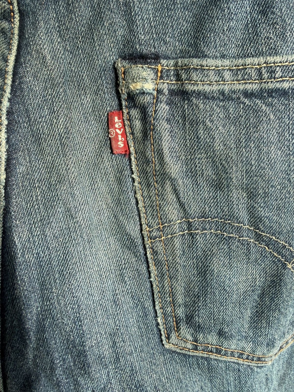 Levi's 1-of-1 Custom Levi's 501 "Oasis" Patchwork Jeans Size US 34 / EU 50 - 3 Thumbnail