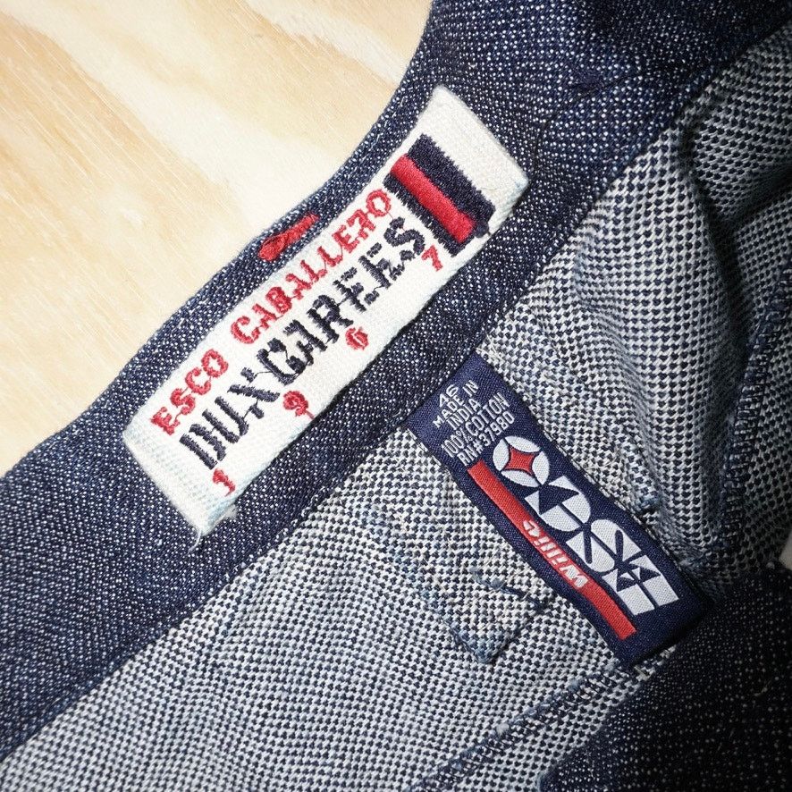 Vintage 46 - Vintage Y2K Willie Esco dungarees 1990s embroider pants Size US 44 / EU 60 - 3 Thumbnail