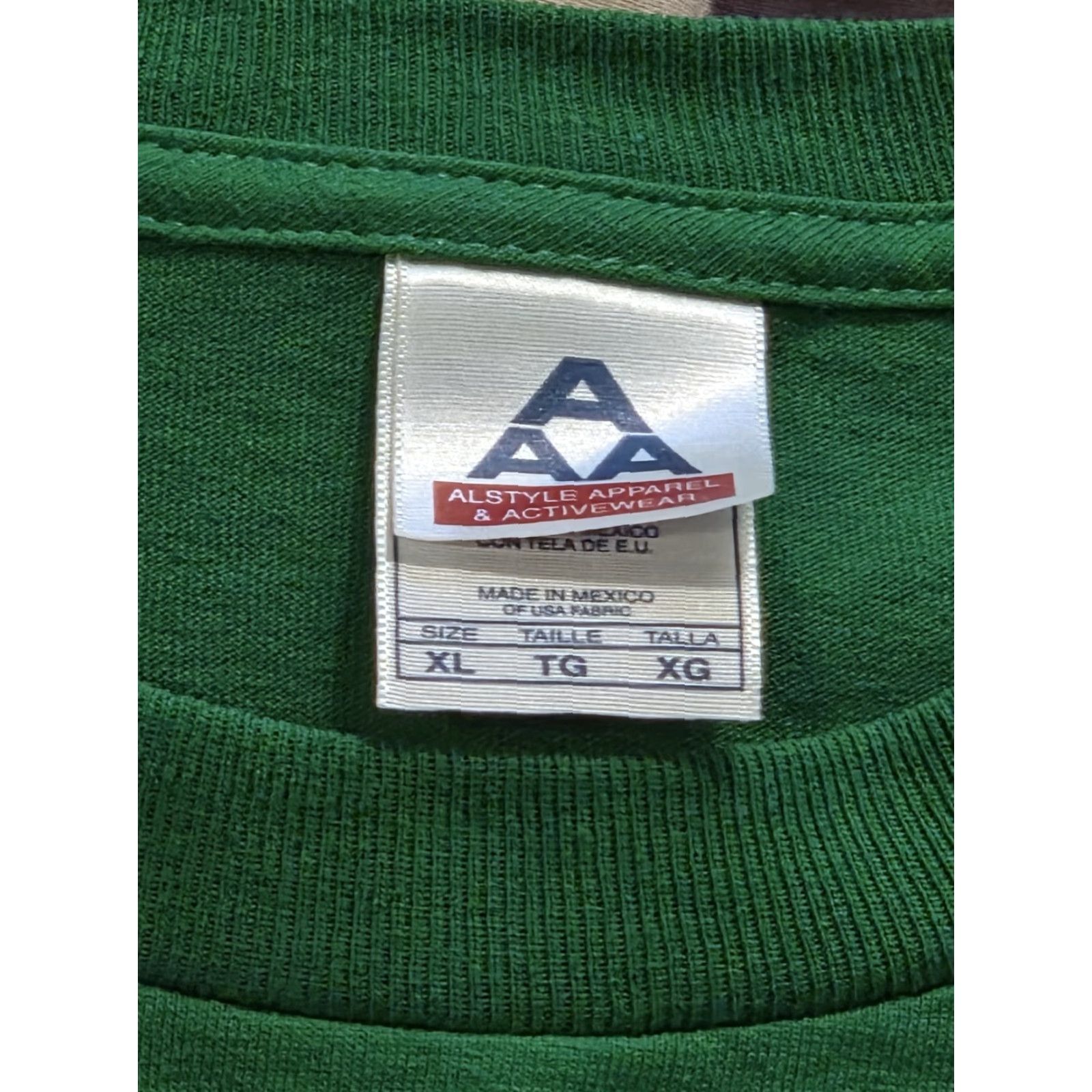John Deere VINTAGE Alstyle John Deere Green 3:16 Jesus Tee T Shirt Mens XL Crew Neck Short Sleeve Graphic Print Cotton Green All Seasons Men's T-Shirt Size US XL / EU 56 / 4 - 4 Thumbnail