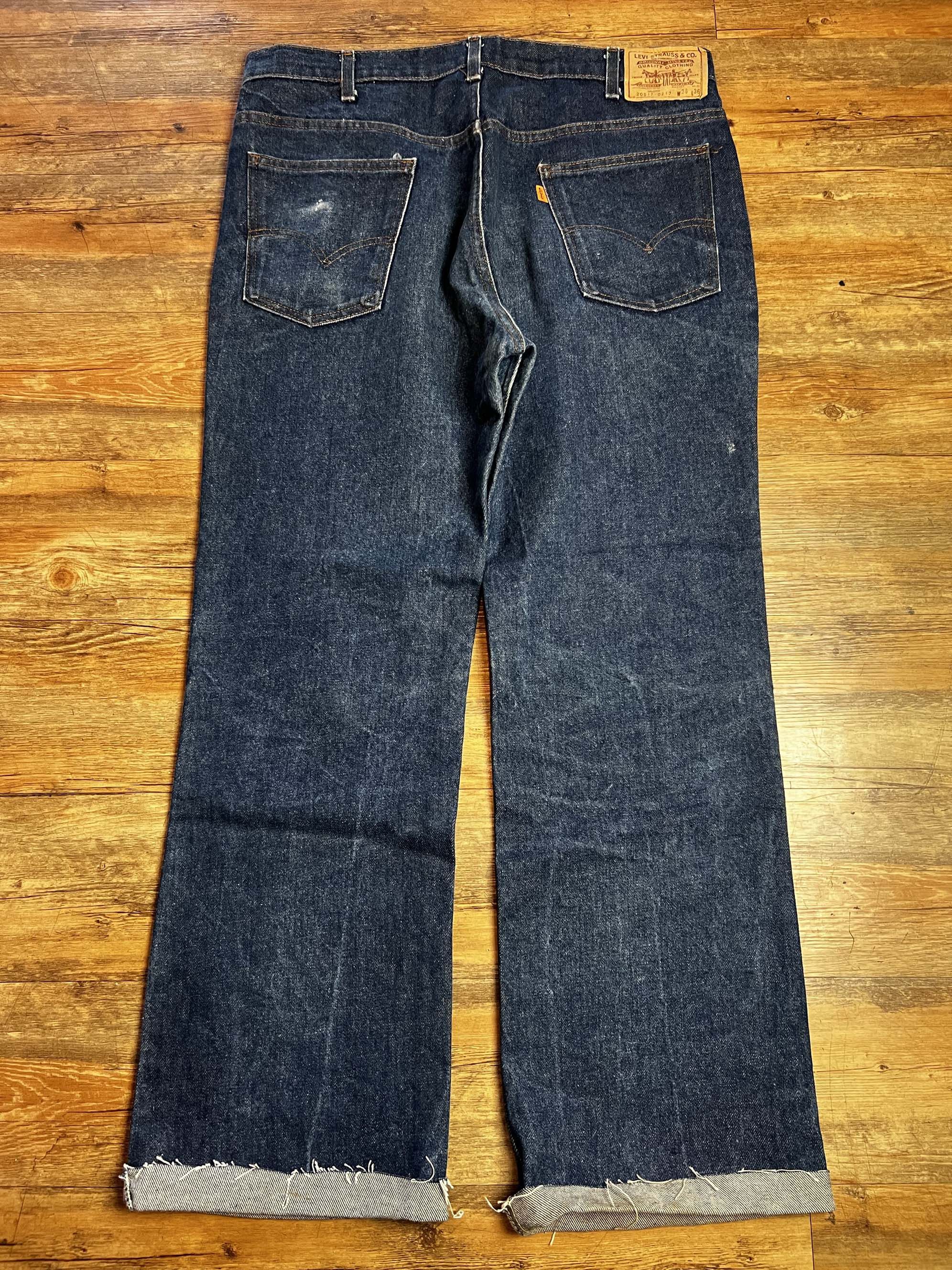 Levi's Vintage Clothing 1970's-1980's Levi's 20517-0217 Boot Cut Orange Tab Jeans Size US 38 / EU 54 - 11 Thumbnail