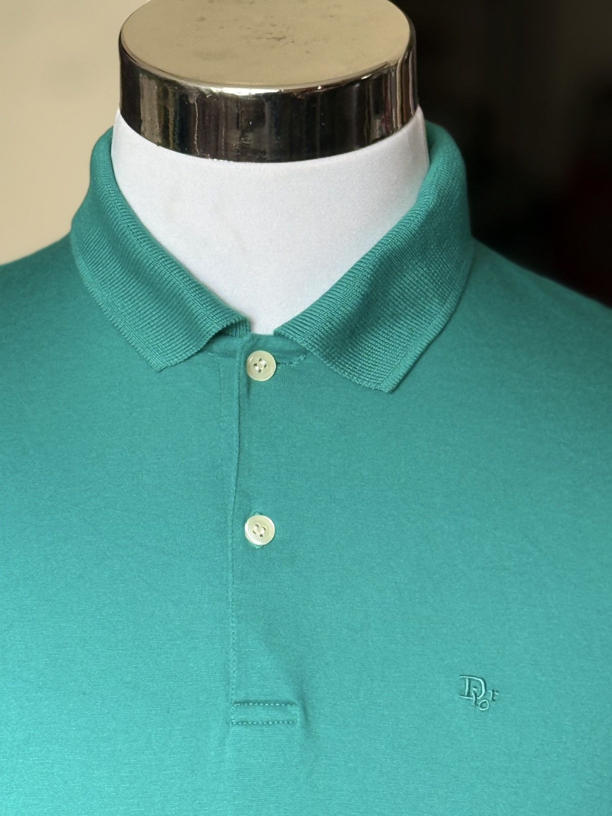 Christian Dior Monsieur Vintage Christian Dior Monsieur Polo Teal Archive Size US M / EU 48-50 / 2 - 3 Thumbnail