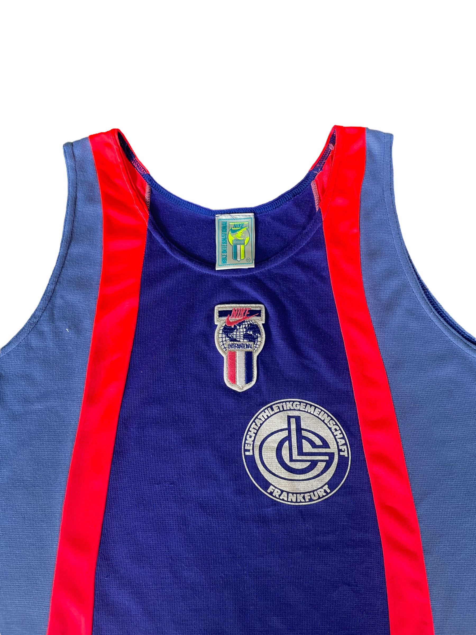 Nike × Vintage Vintage Nike International Run LG Frankfurt Jersey Size US M / EU 48-50 / 2 - 3 Thumbnail