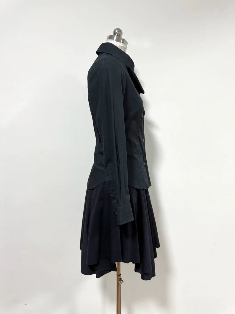 Vivienne Westwood Vivienne Westwood size2 A black shirt with a deformed colla Size M / US 6-8 / IT 42-44 - 5 Thumbnail