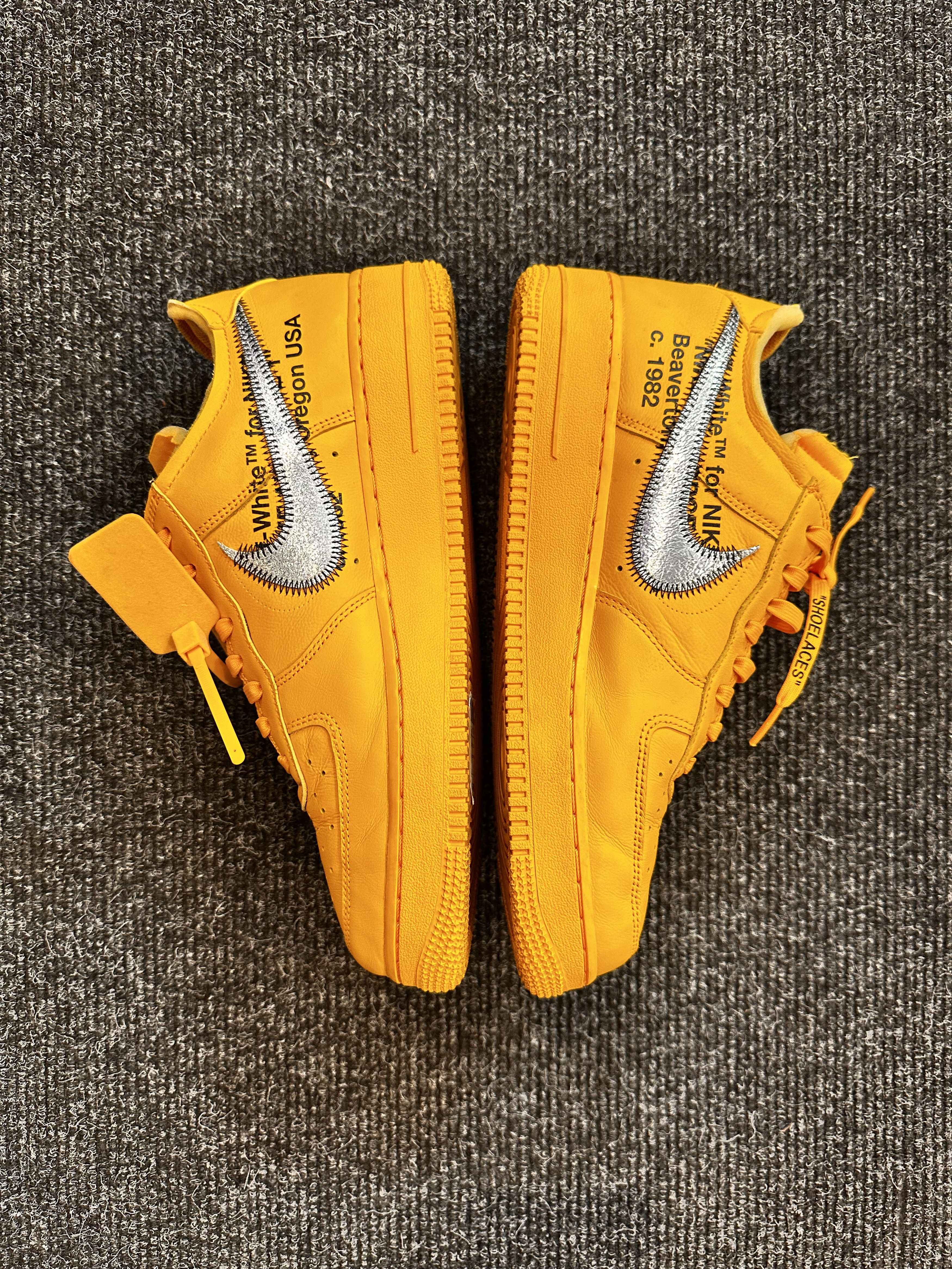 Nike × Off-White Nike X Off-White AF1 CA University Gold Size US 10 / EU 43 - 2 Thumbnail
