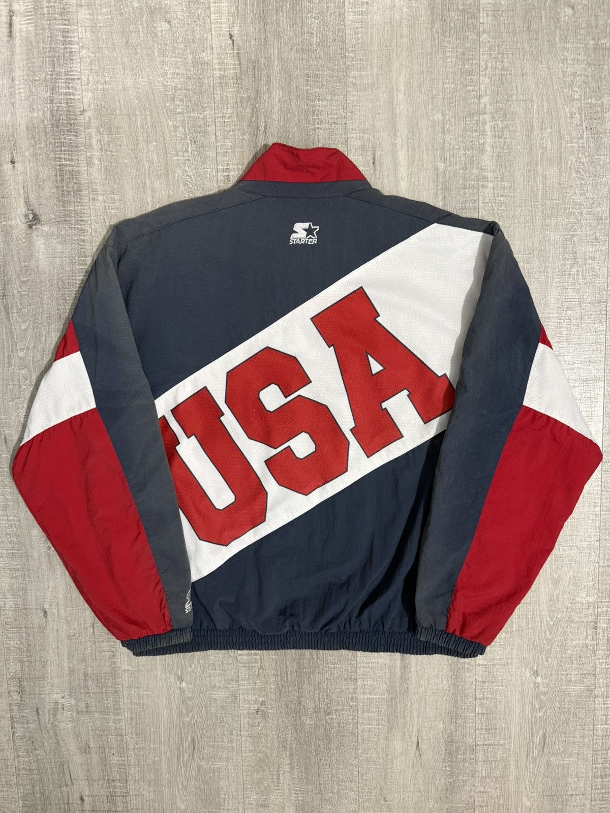 Starter Vintage sun faded atlanta 1996 olympic games starter jacket Size US XL / EU 56 / 4 - 17 Thumbnail