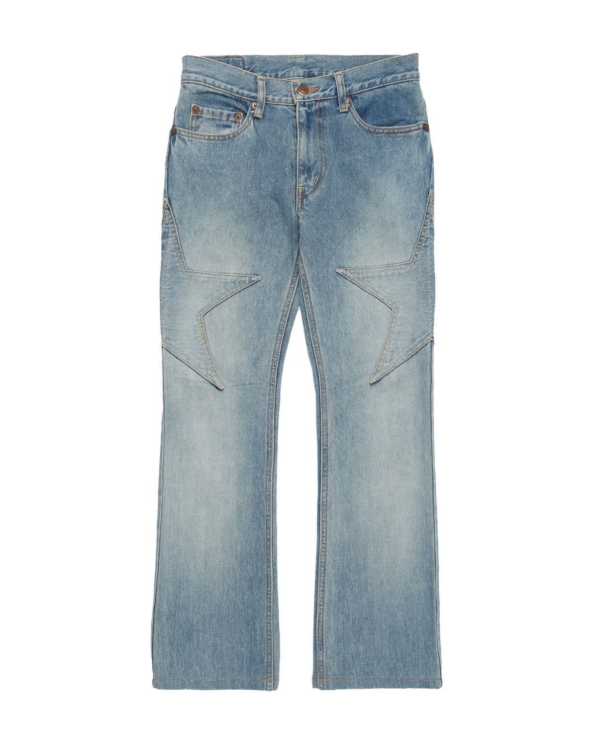 Hysteric Glamour HYSTERIC GLAMOUR – Star Panel Flare Denim Size US 26 / EU 42 - 1 Thumbnail