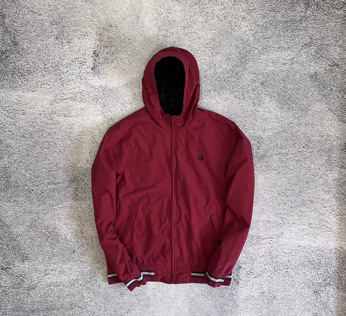 Fred Perry Fred Perry Men’s Jacket Vintage Red Polyamide Full Zip SizeM Size US M / EU 48-50 / 2 - 1 Thumbnail
