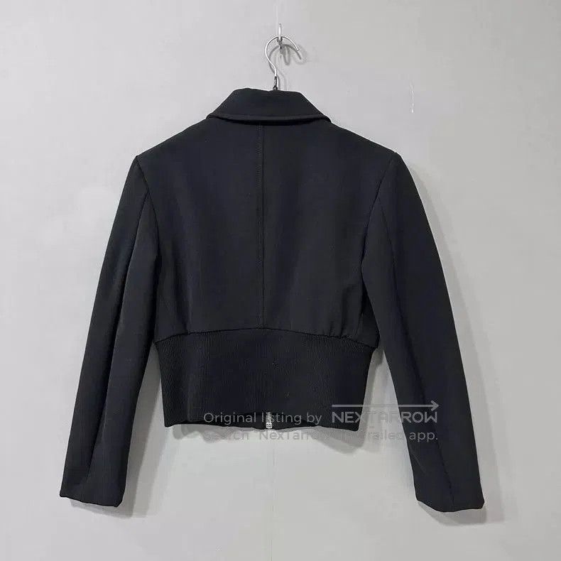 Prada Black Short Zipper Cotton Jacket. Size US M / EU 48-50 / 2 - 3 Thumbnail