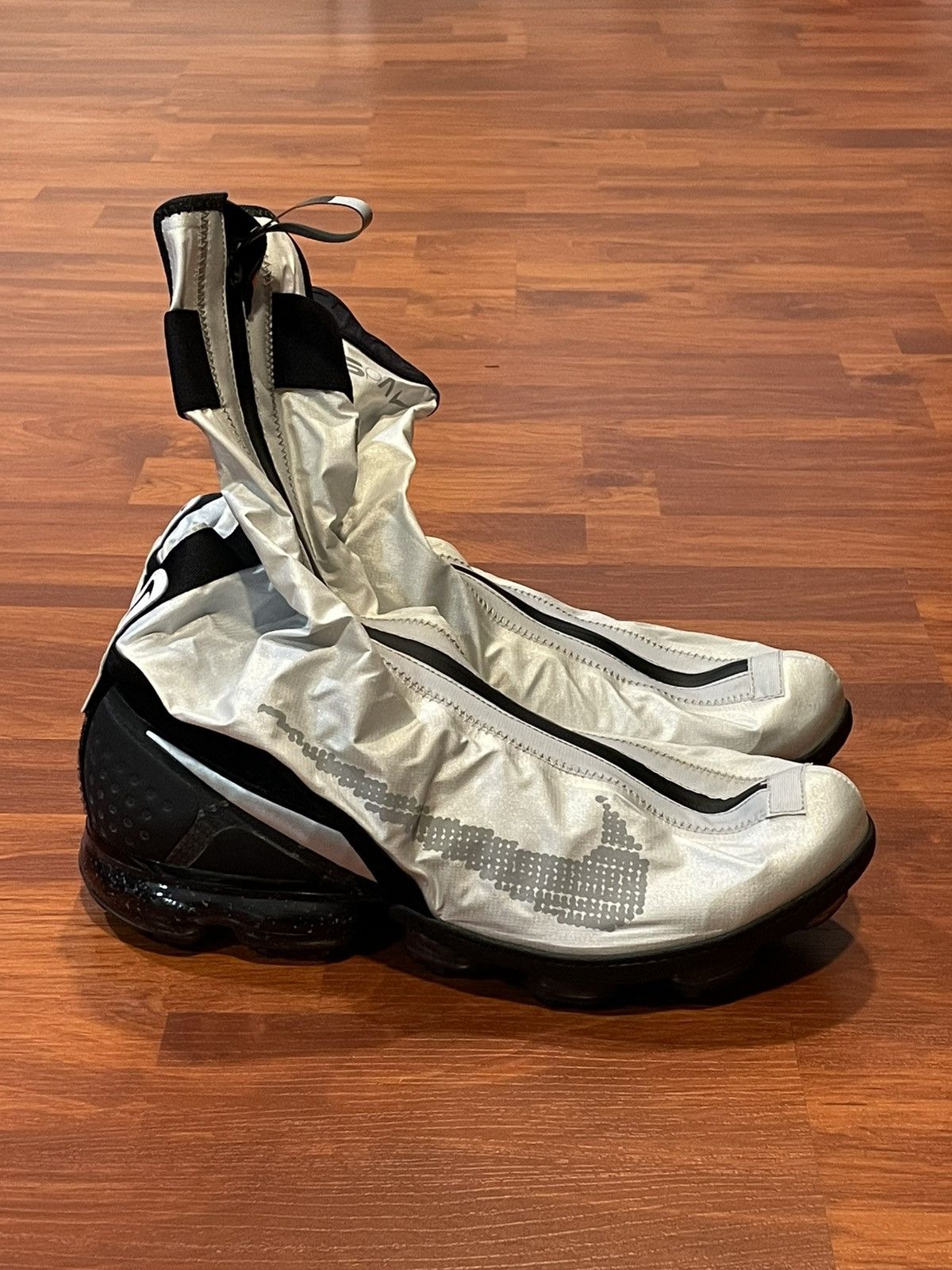 Nike Nike Air VaporMax Flyknit Gator Black Silver size mens 9.5 Size US 9.5 / EU 42-43 - 3 Thumbnail