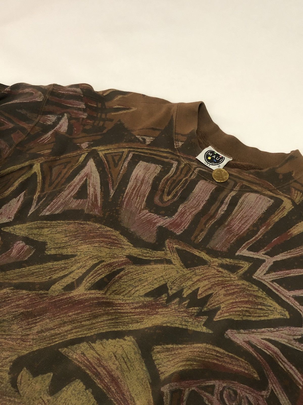 Maui and Sons Vintage Maui & Sons U.S.A Vintage sweatshirt Shark Size US M / EU 48-50 / 2 - 1 Thumbnail
