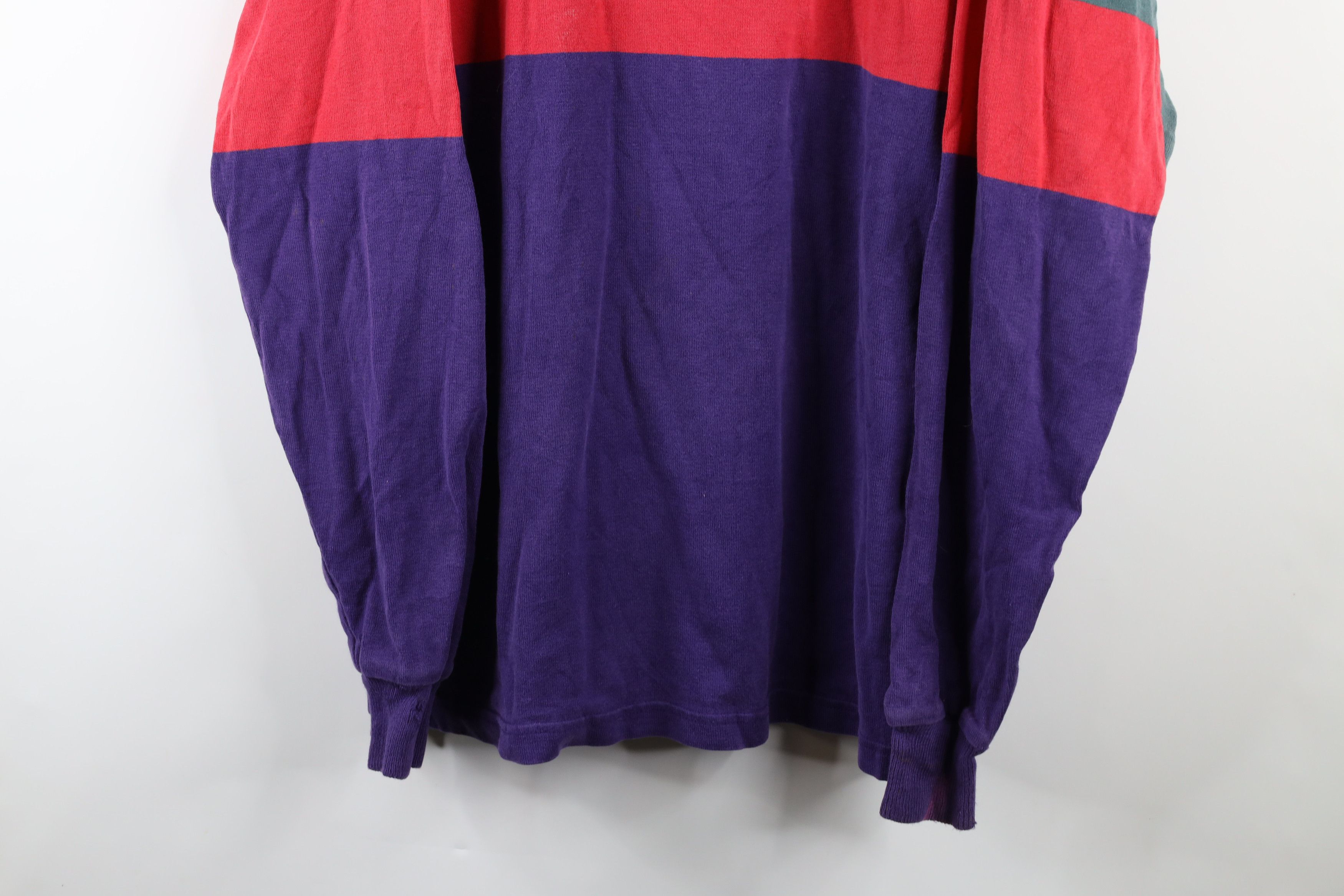L.L. Bean × Vintage Vintage 90s LL Bean Heavyweight T-Shirt Striped USA Size US XXL / EU 58 / 5 - 3 Thumbnail