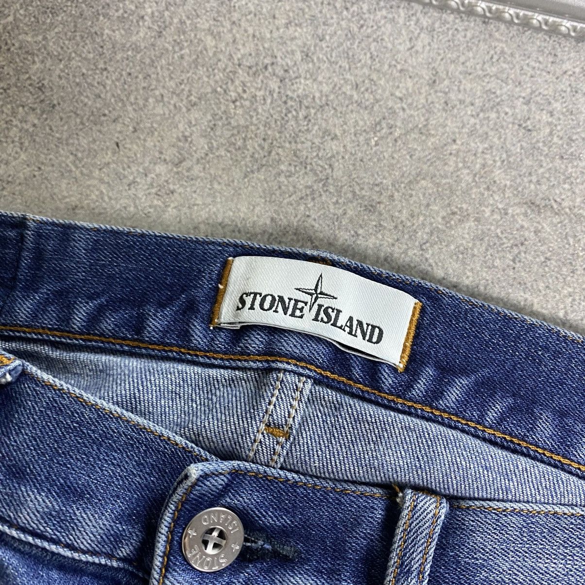 Stone Island Stone Island jeans Italy designer denim streetwear logo 00s Size US 31 - 7 Thumbnail