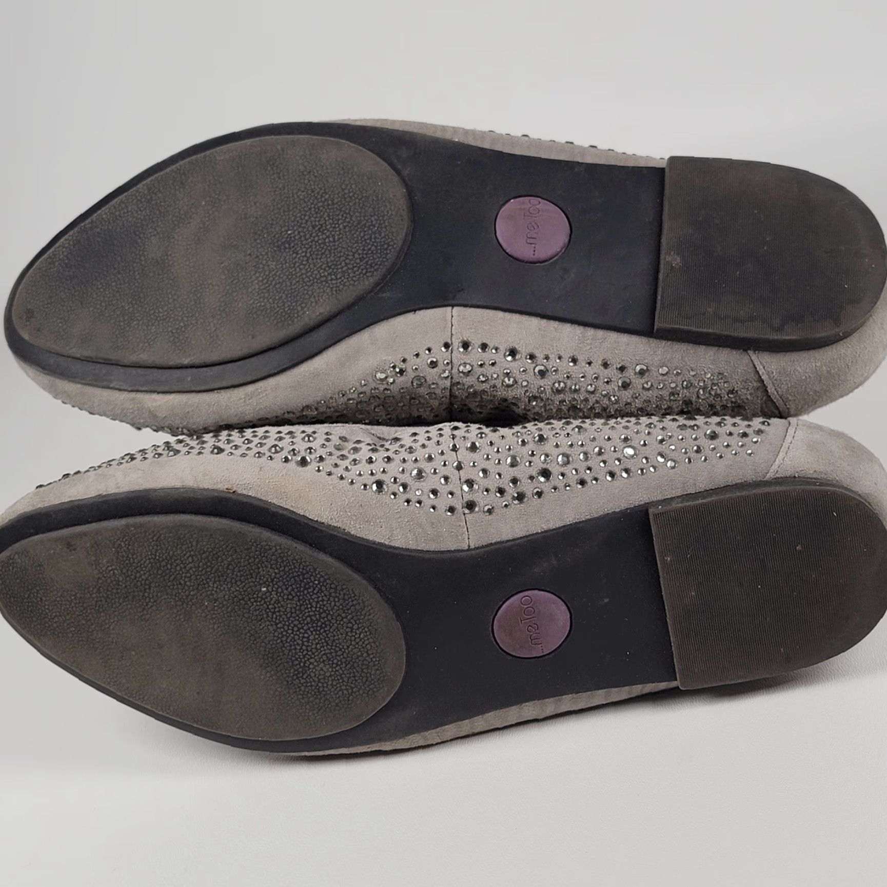 Vintage ME TOO Flat Womens Leather Silver / Gray 8.5 Shoes Women Flats Silver Leather 8.5 Womens Size 8.5 Size US 9 / IT 39 - 7 Thumbnail