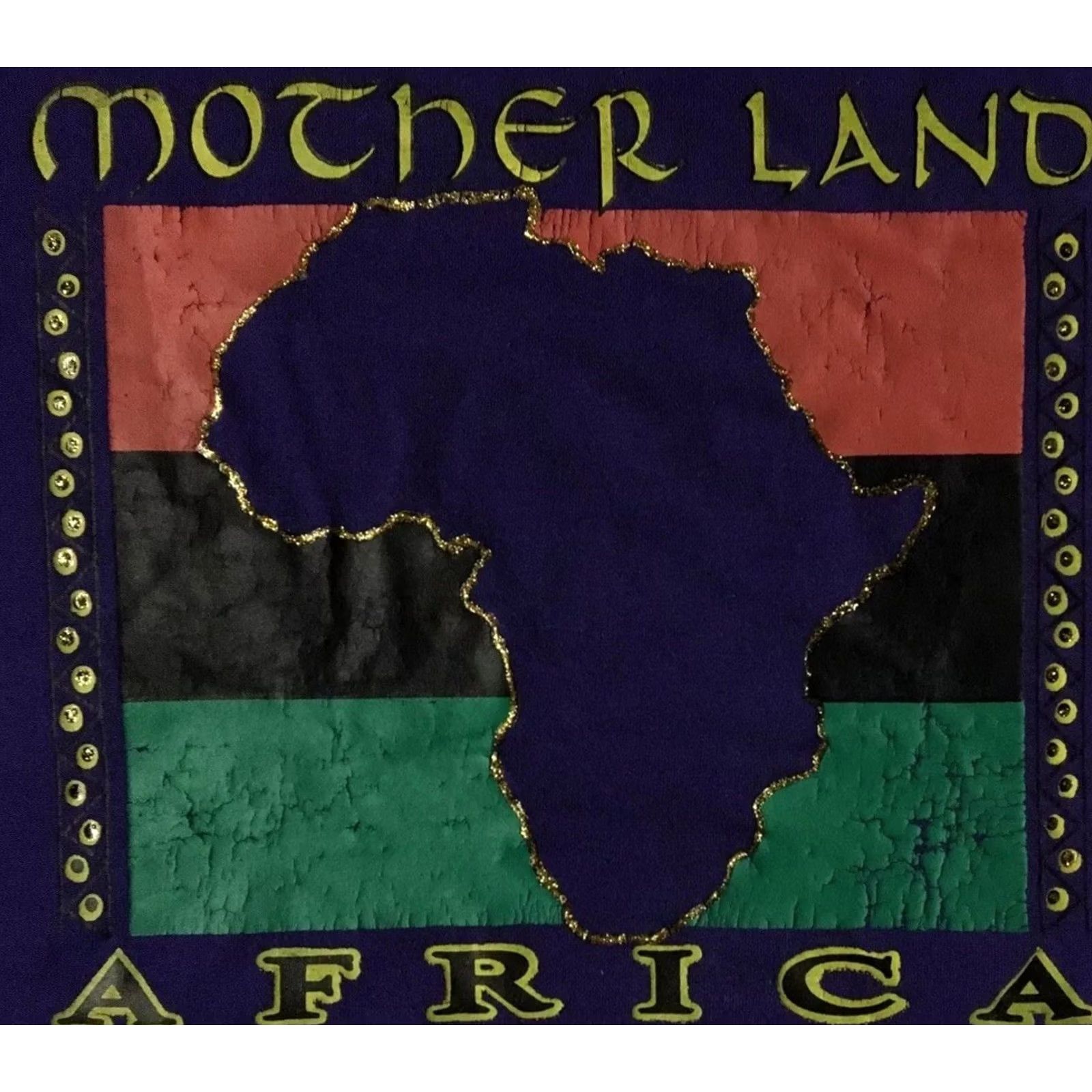 MOTHER Vintage 90s African Mother Land Faded Shirt XL USA Flag Art Nature Safari Grunge 80s Size US XL / EU 56 / 4 - 2 Thumbnail